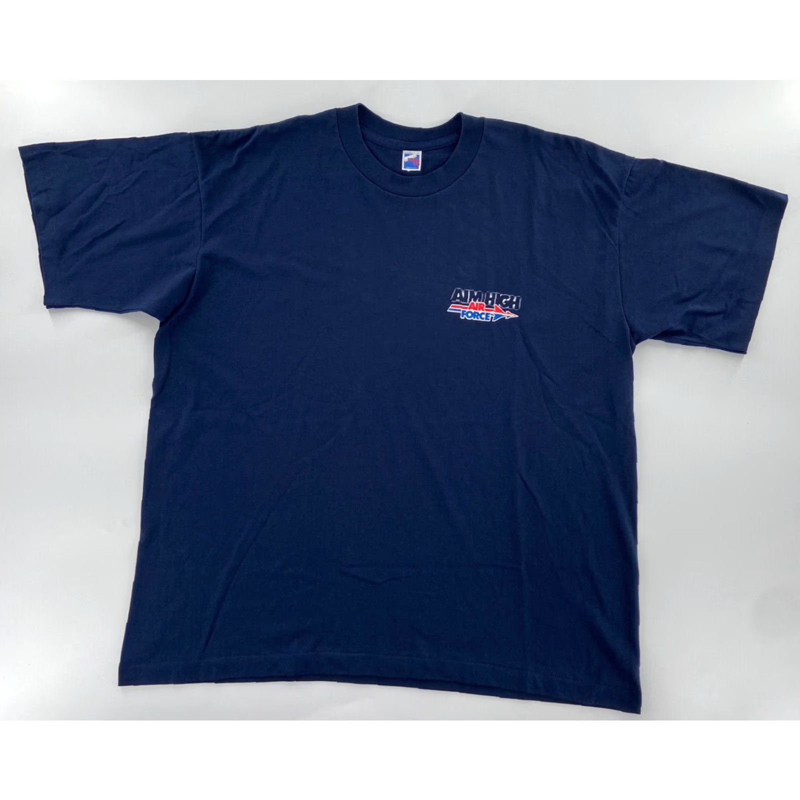 Vintage VINTAGE US Air Force Shirt XL Navy Blue Single Stitch Military Graphic Tee Mens Size US XL / EU 56 / 4 - 2 Thumbnail