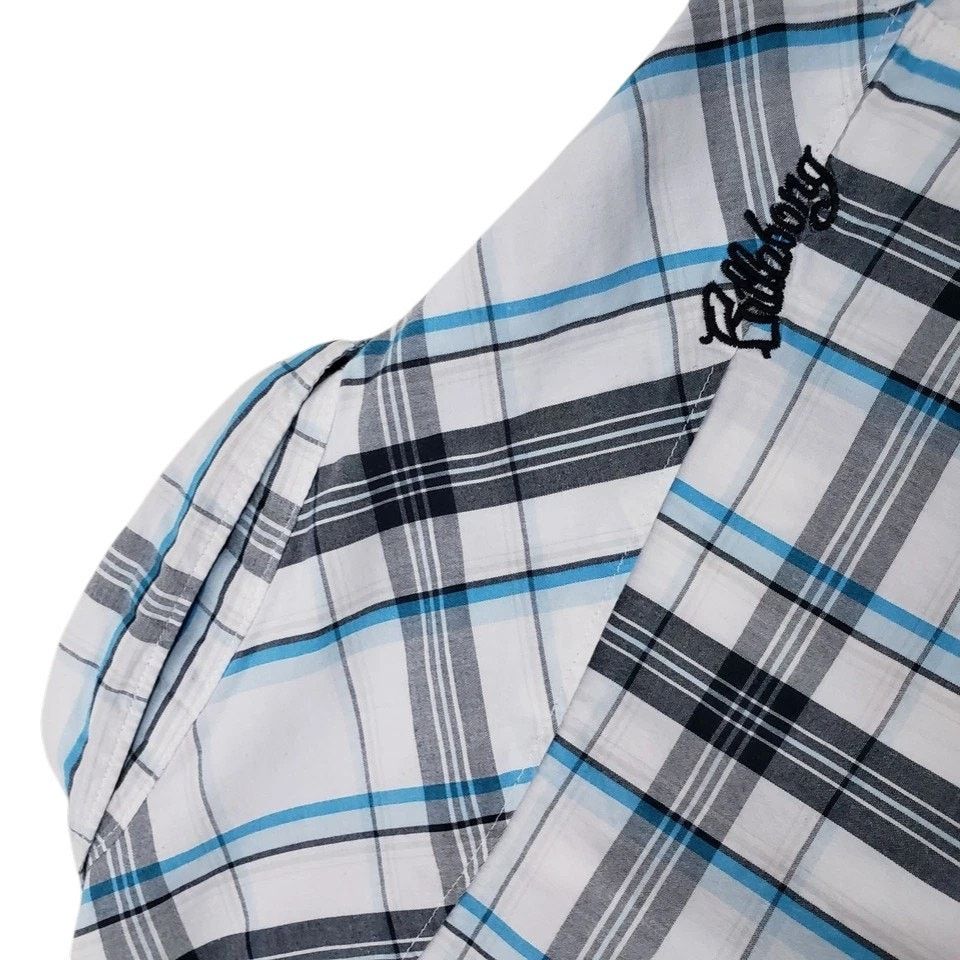 Billabong Billabong Shirt Embroidered Logo Short Sleeve Plaid Check Size US M / EU 48-50 / 2 - 8 Thumbnail