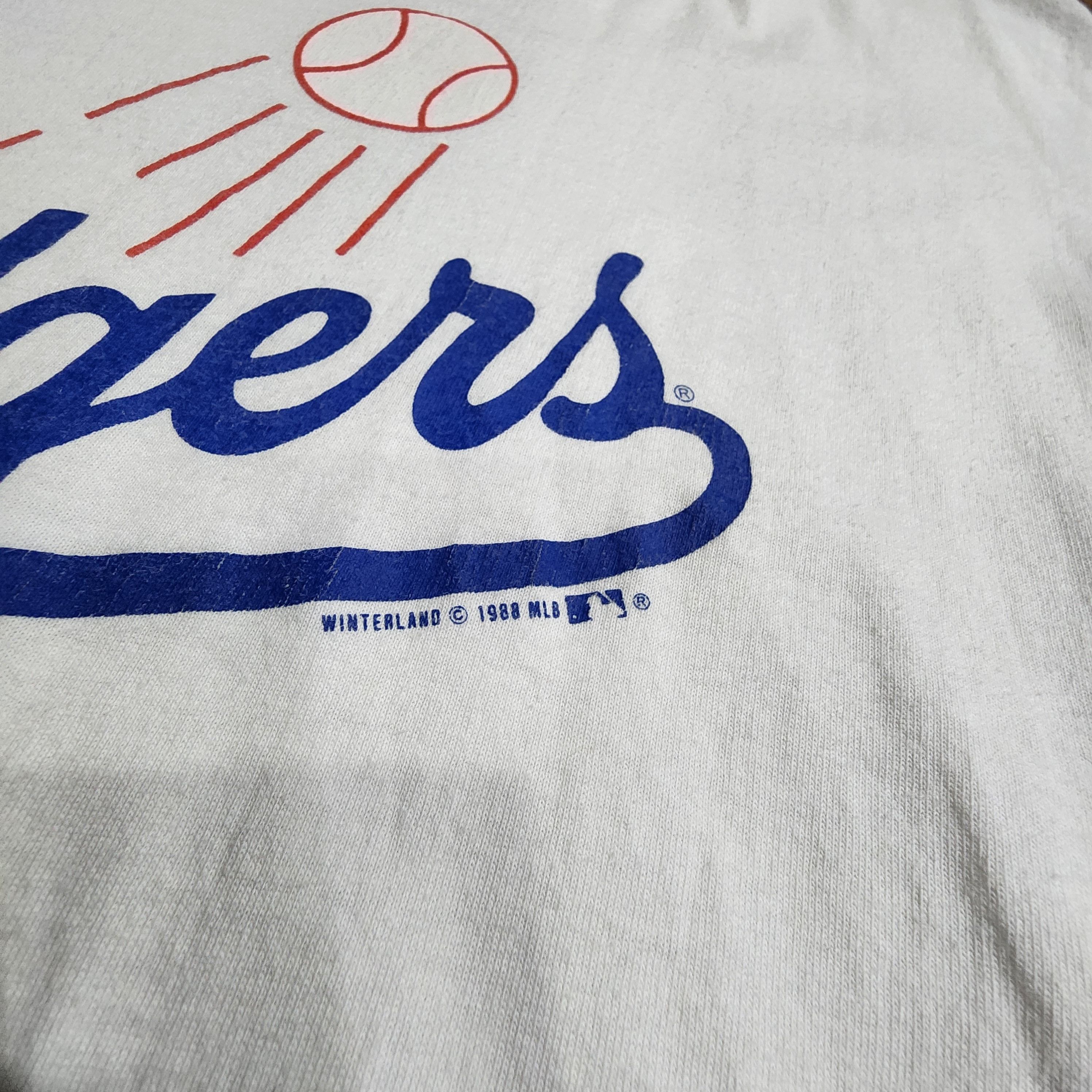 MLB × Vintage Vintage 80s La Dodgers Winterland 1988 shirt MLB Tees Size US L / EU 52-54 / 3 - 3 Thumbnail