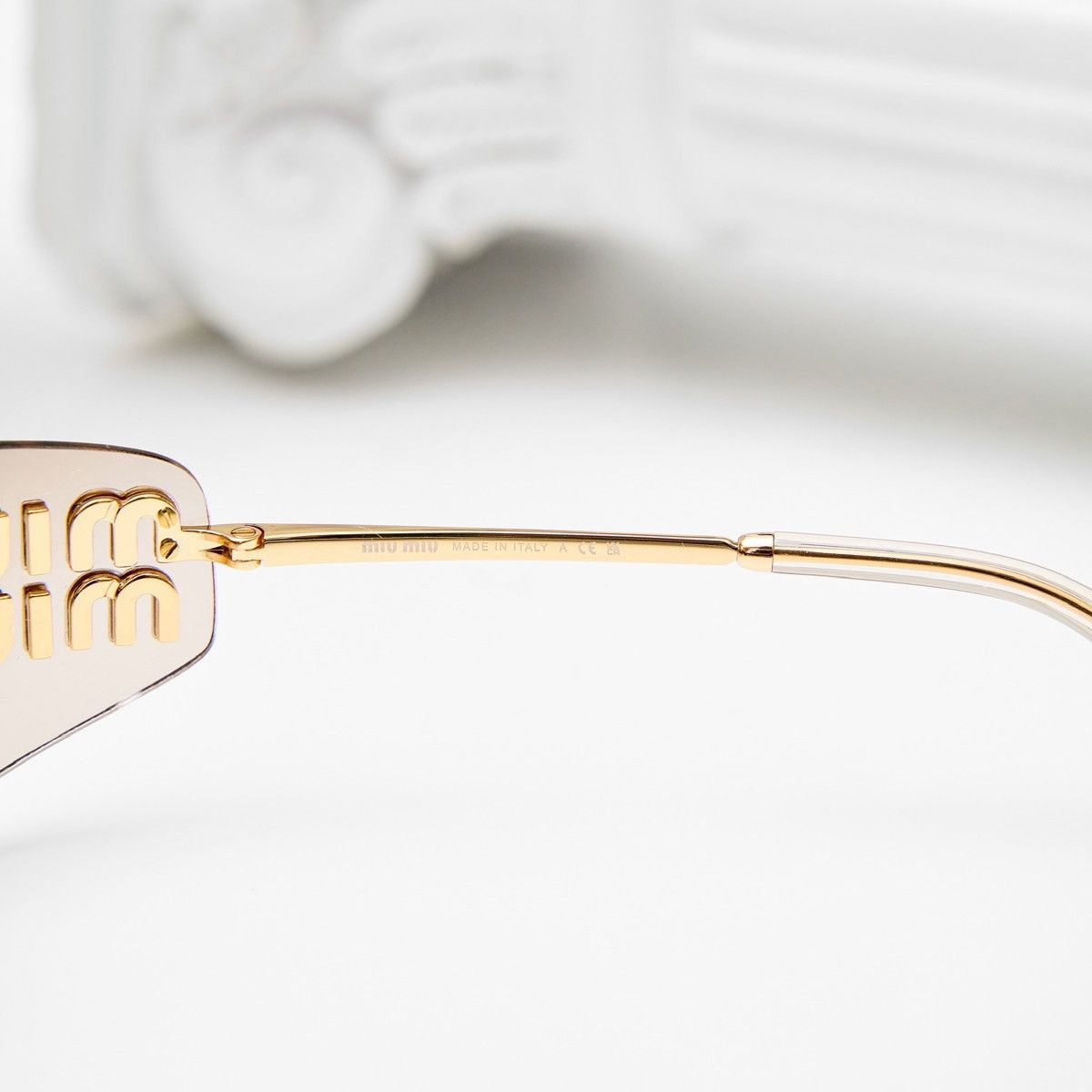 Miu Miu MIU MIU 0MU A51S 5AK20P SUNGLASSES Size ONE SIZE - 4 Thumbnail
