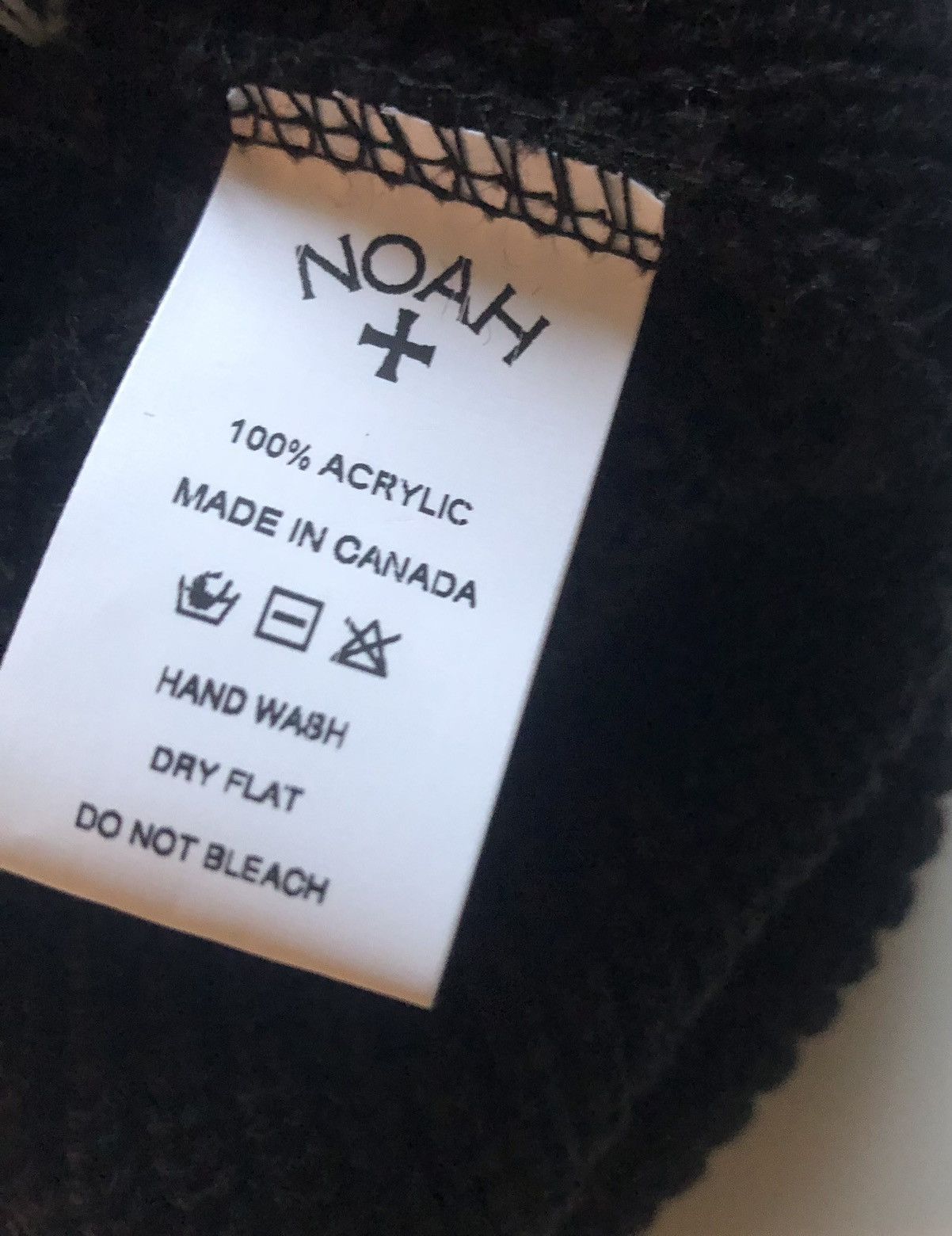 Noah Noah FW23 Rainbow Beanie BLACK Size ONE SIZE - 3 Thumbnail
