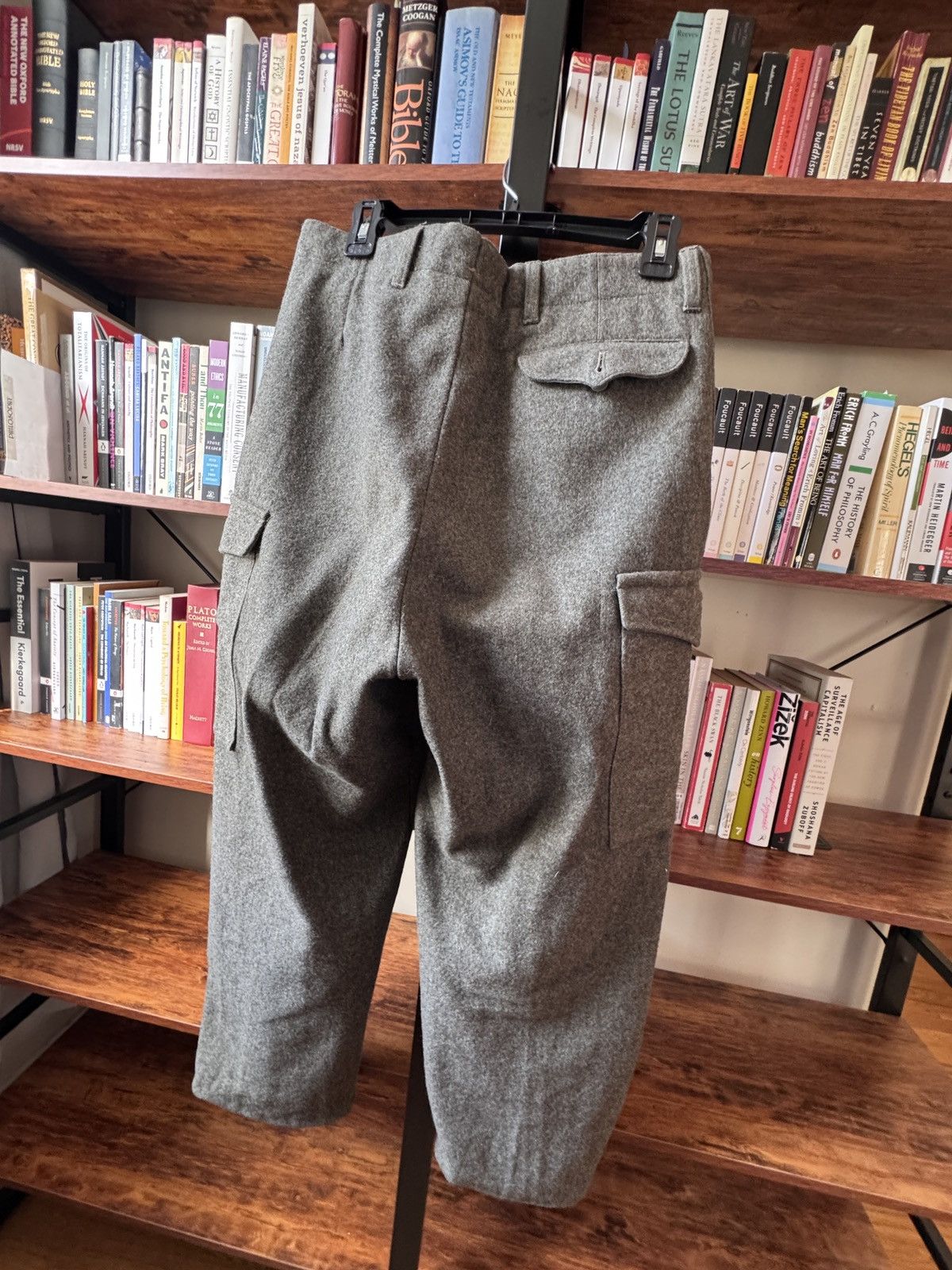 Vintage Vintage Wool Loose Fit Military Surplus Cargo Pants Size US 34 / EU 50 - 2 Thumbnail