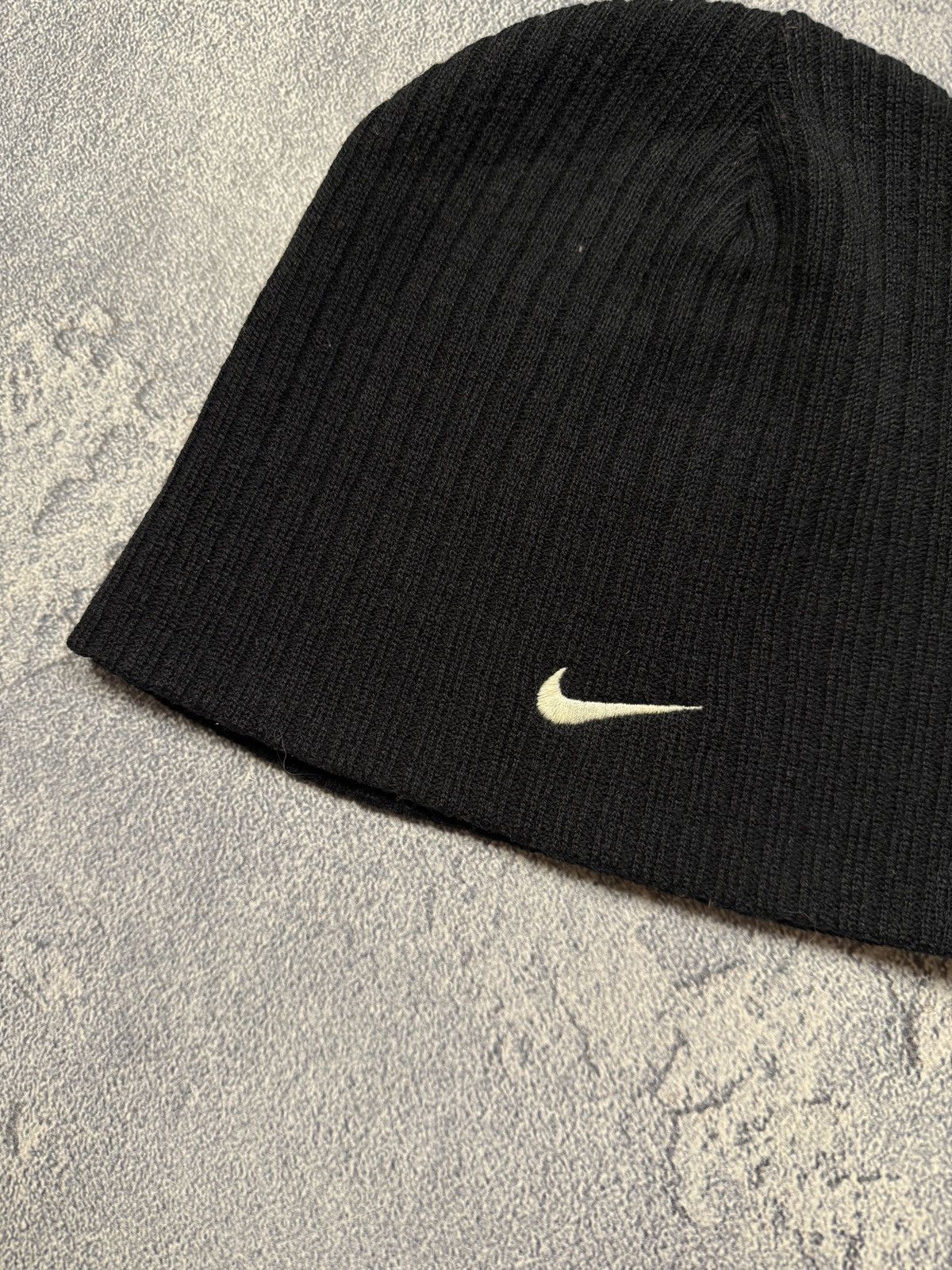 Nike Vintage 90’s Nike Striped Beanie Hat 00’s y2k Size ONE SIZE - 3 Thumbnail