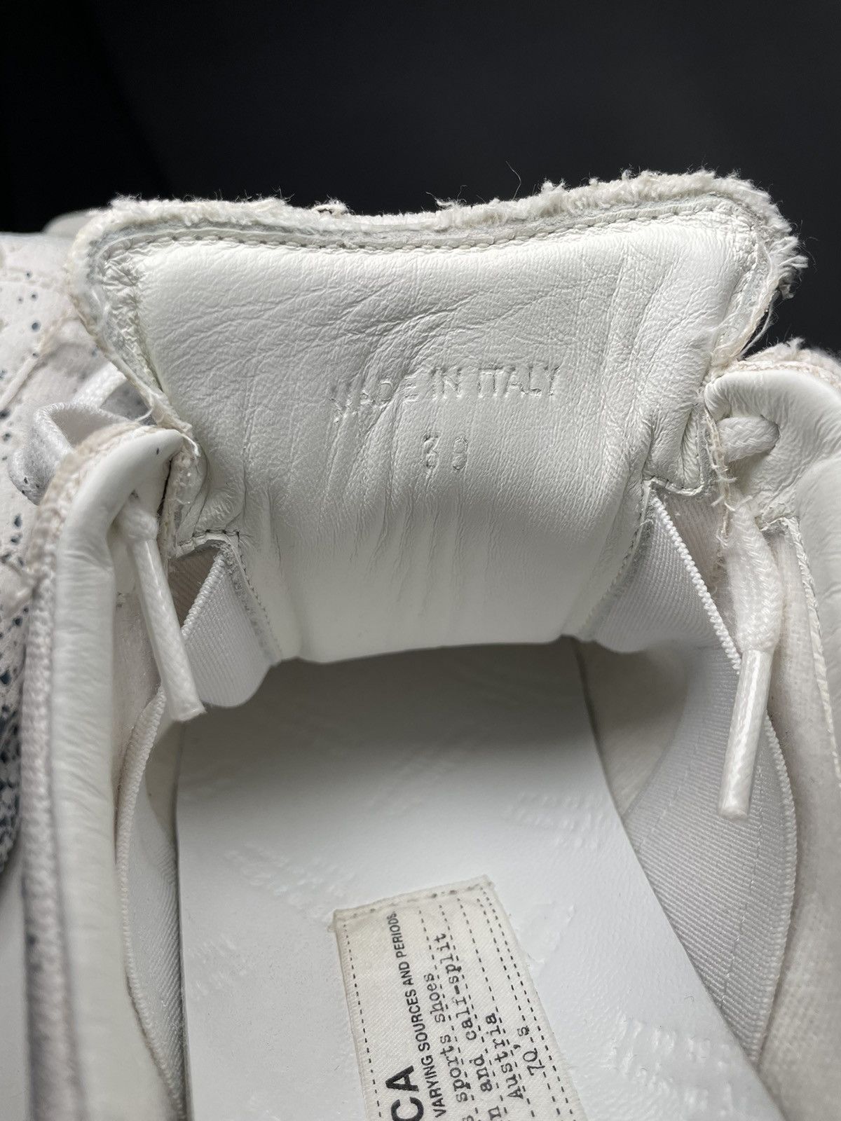 Maison Margiela Maison Margiela Gat Paint Splatter Sneakers Size US 8 / IT 38 - 9 Thumbnail