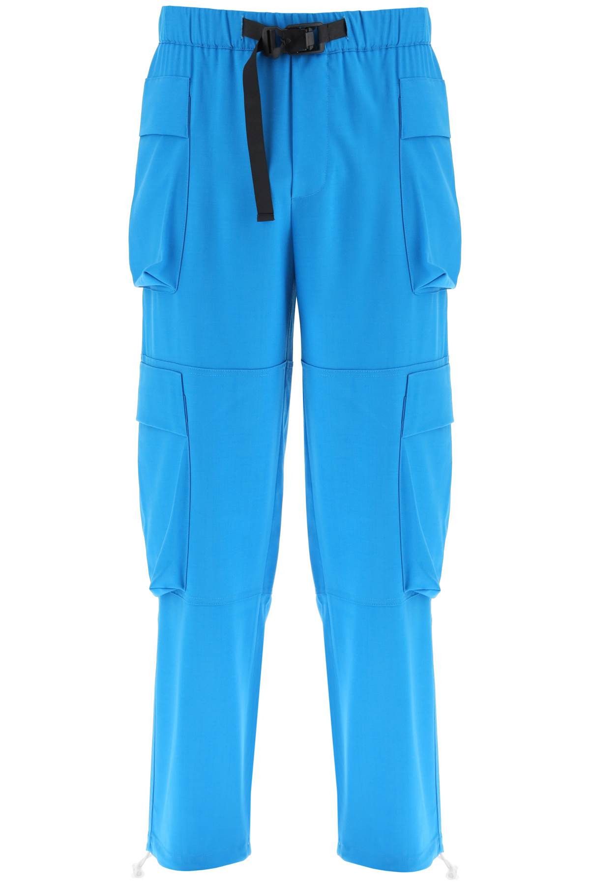 image of Bonsai Stretch Wool Cargo Pants in Celeste, Men's (Size 32)