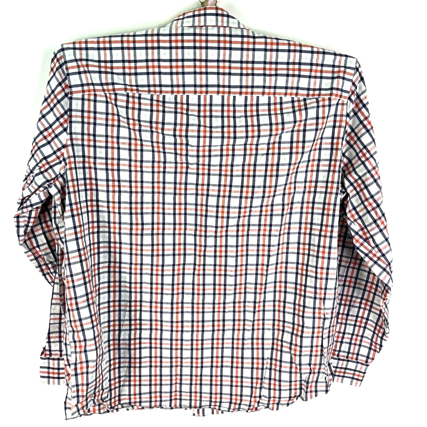 Michael Kors Michael Kors Plaid Print Button Up Shirt Men 2XL Orange Long Sleeve Casual Workwear Shirt Size US XXL / EU 58 / 5 - 5 Thumbnail