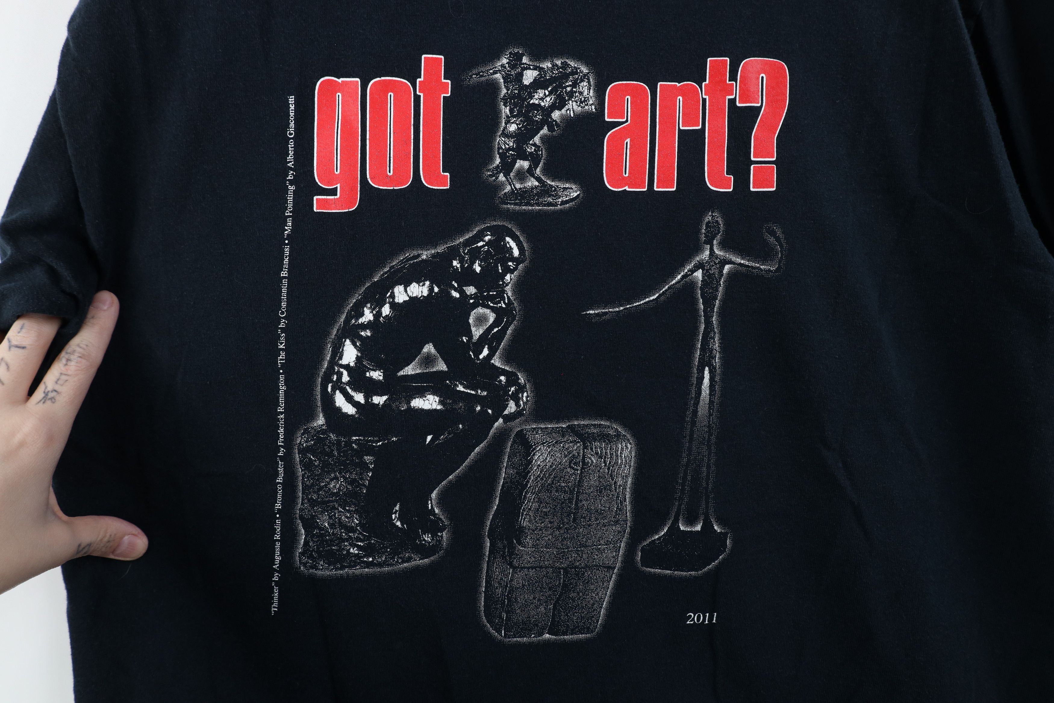 Vintage Vintage Y2K Streetwear Art Pablo Picasso Roder Degas T-Shirt Size US L / EU 52-54 / 3 - 4 Thumbnail