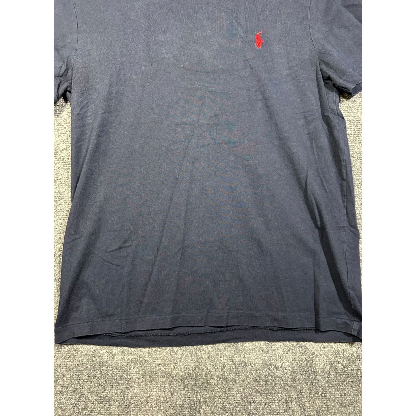 Polo Ralph Lauren Polo Ralph Lauren Tee Shirt Mens M Blue Cotton Short Sleeve Slim Fit Logo Shirt Size US M / EU 48-50 / 2 - 2 Thumbnail