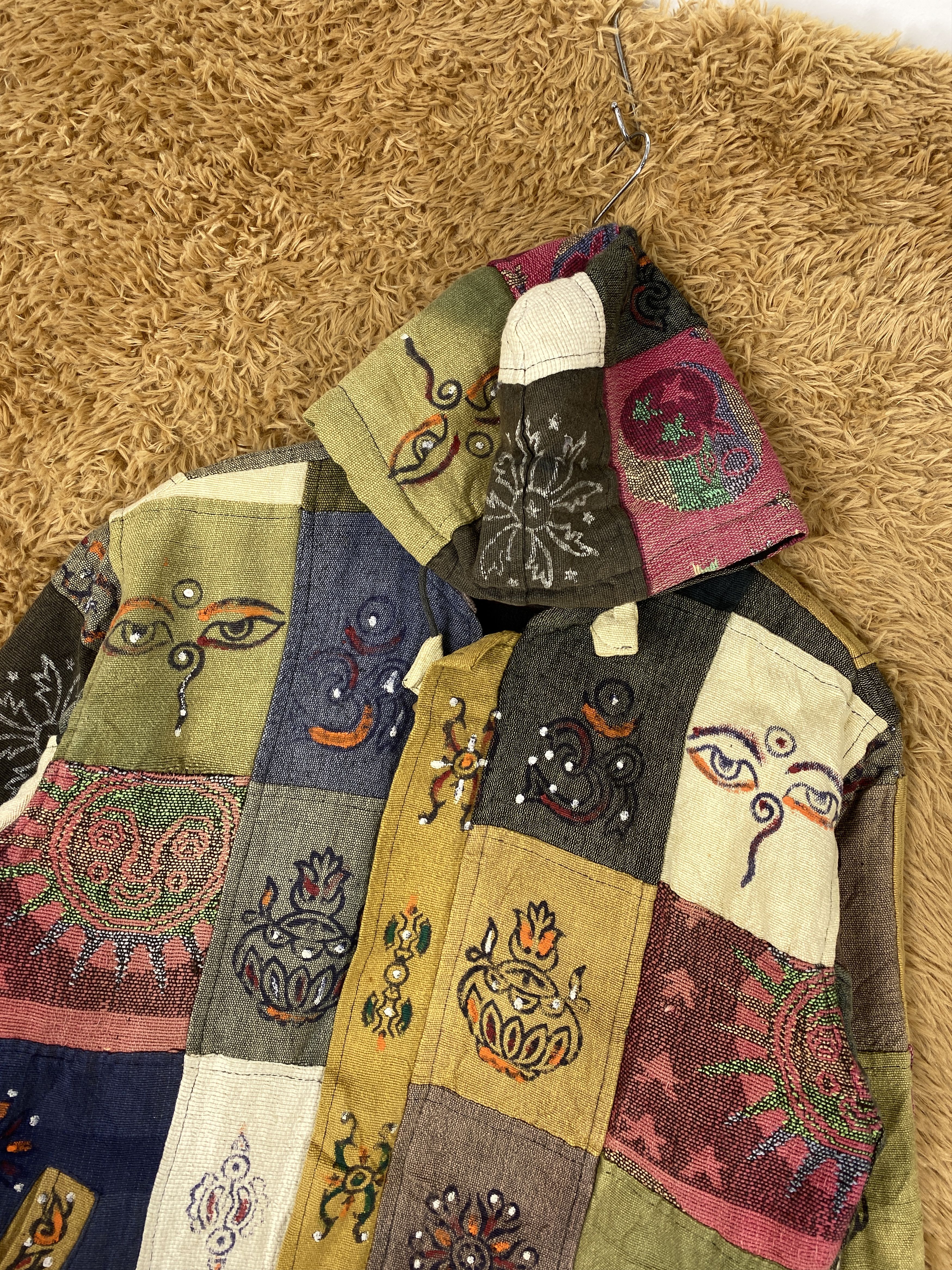 Japanese Brand Vintage Tara London Patchwork Pattern Jacket J2093 Size US S / EU 44-46 / 1 - 2 Thumbnail
