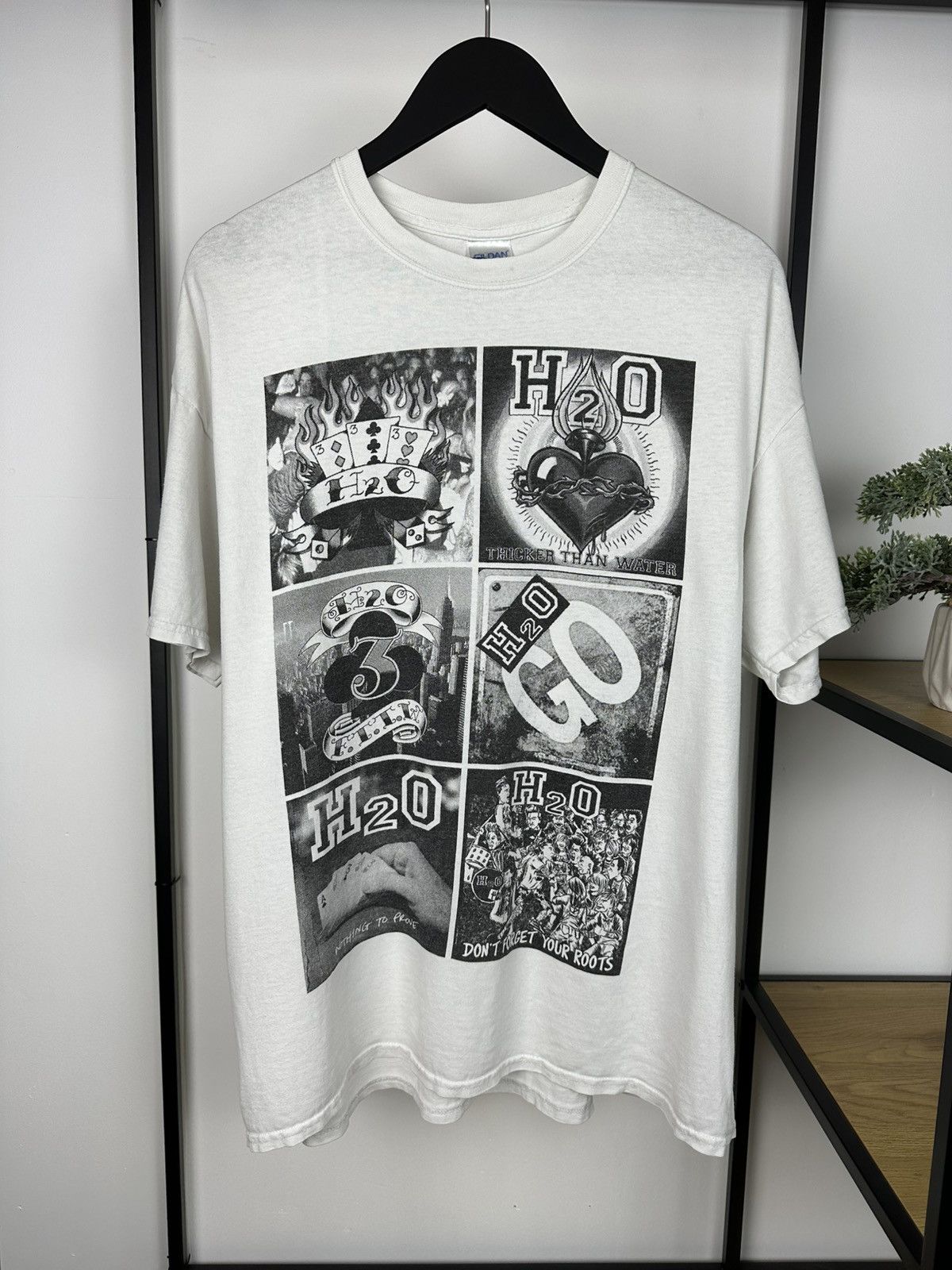 Gildan H2O Band Rock T shirt Albums Promo Punk Men’s White XL Size US XL / EU 56 / 4 - 1 Thumbnail