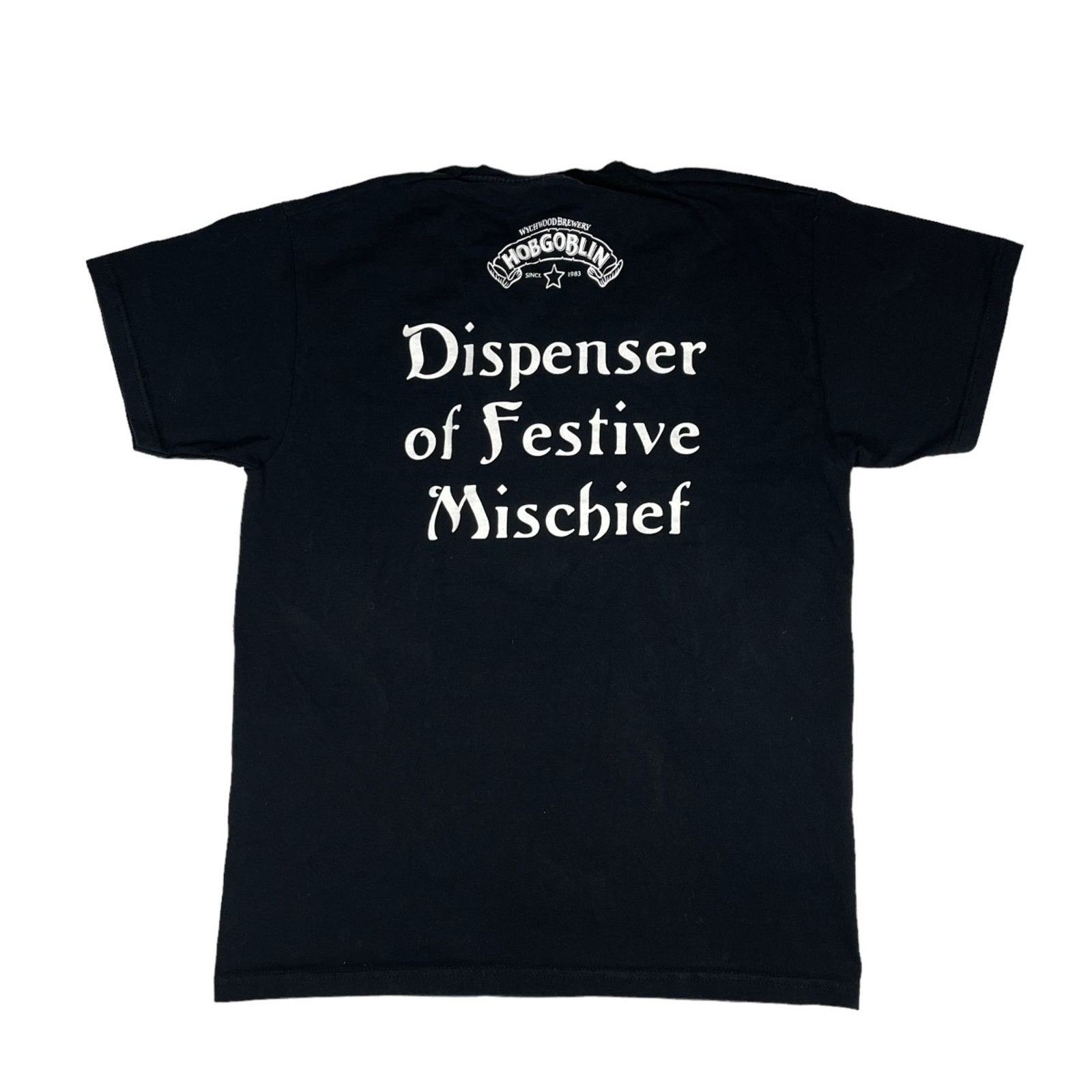 Fruit Of The Loom Vintage Fruit Of The Loom HobGoblin T Shirt Size L Black y2k Size US L / EU 52-54 / 3 - 7 Thumbnail
