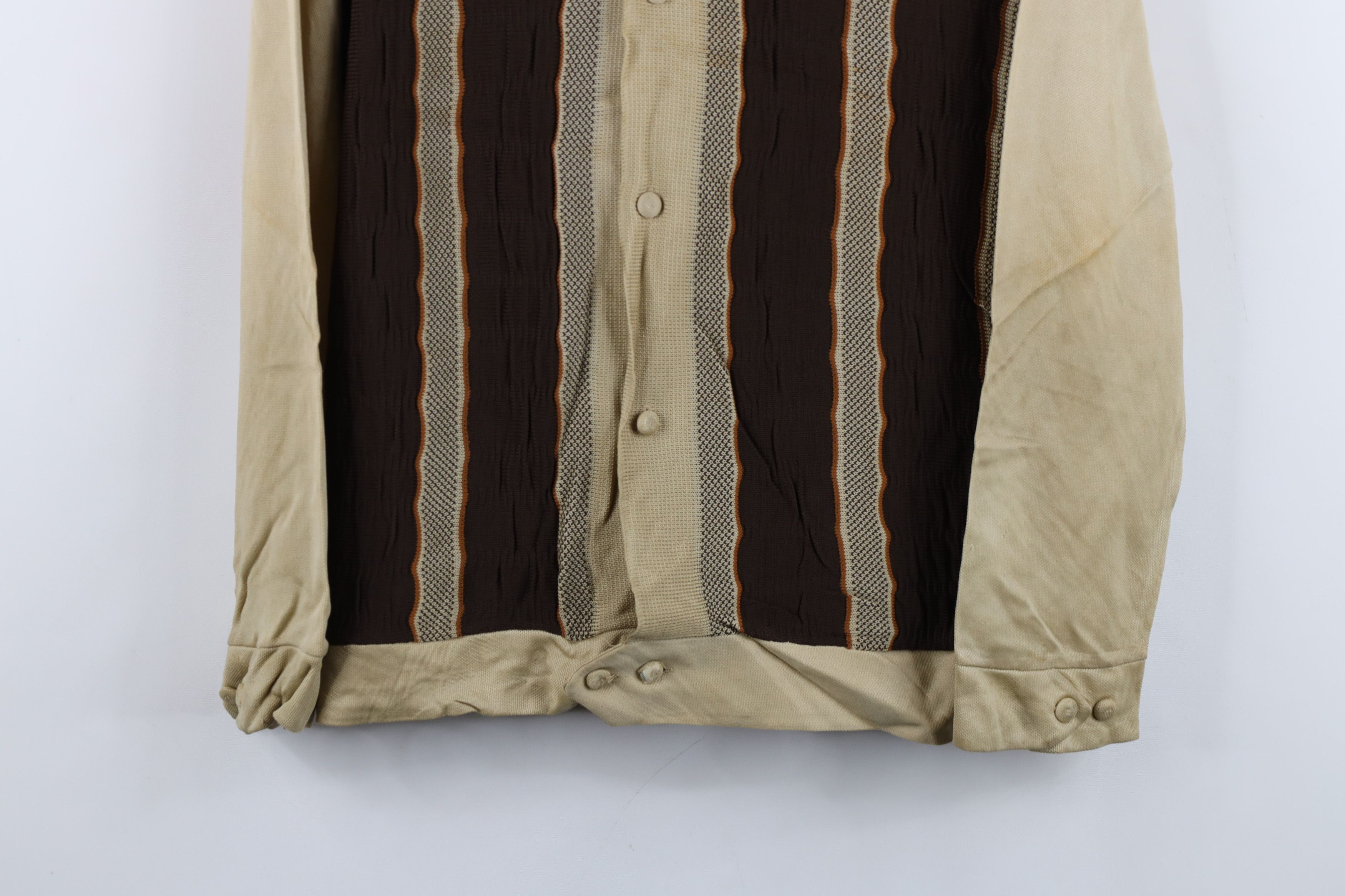 Vintage Vintage 50s 60s Rockabilly Rayon Collared Button Shirt Size US L / EU 52-54 / 3 - 3 Thumbnail