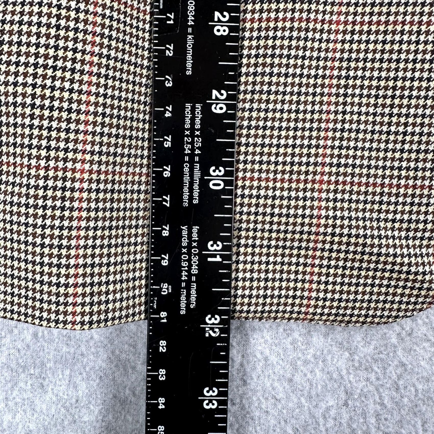 Ermenegildo Zegna VINTAGE Ermenegildo Zegna Blazer Sport Coat Mens 52 Brown Plaid Wool Tweed Fit Rom Size 52R - 5 Thumbnail