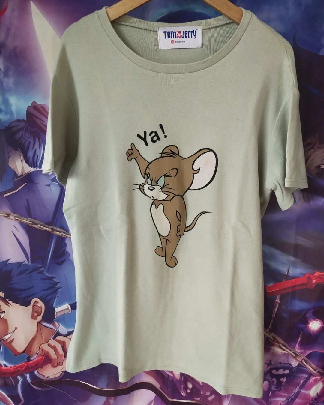 Cartoon Network × Warner Bros Tom and Jerry Solo Jerry Print Cartoon Tees Size US L / EU 52-54 / 3 - 1 Thumbnail