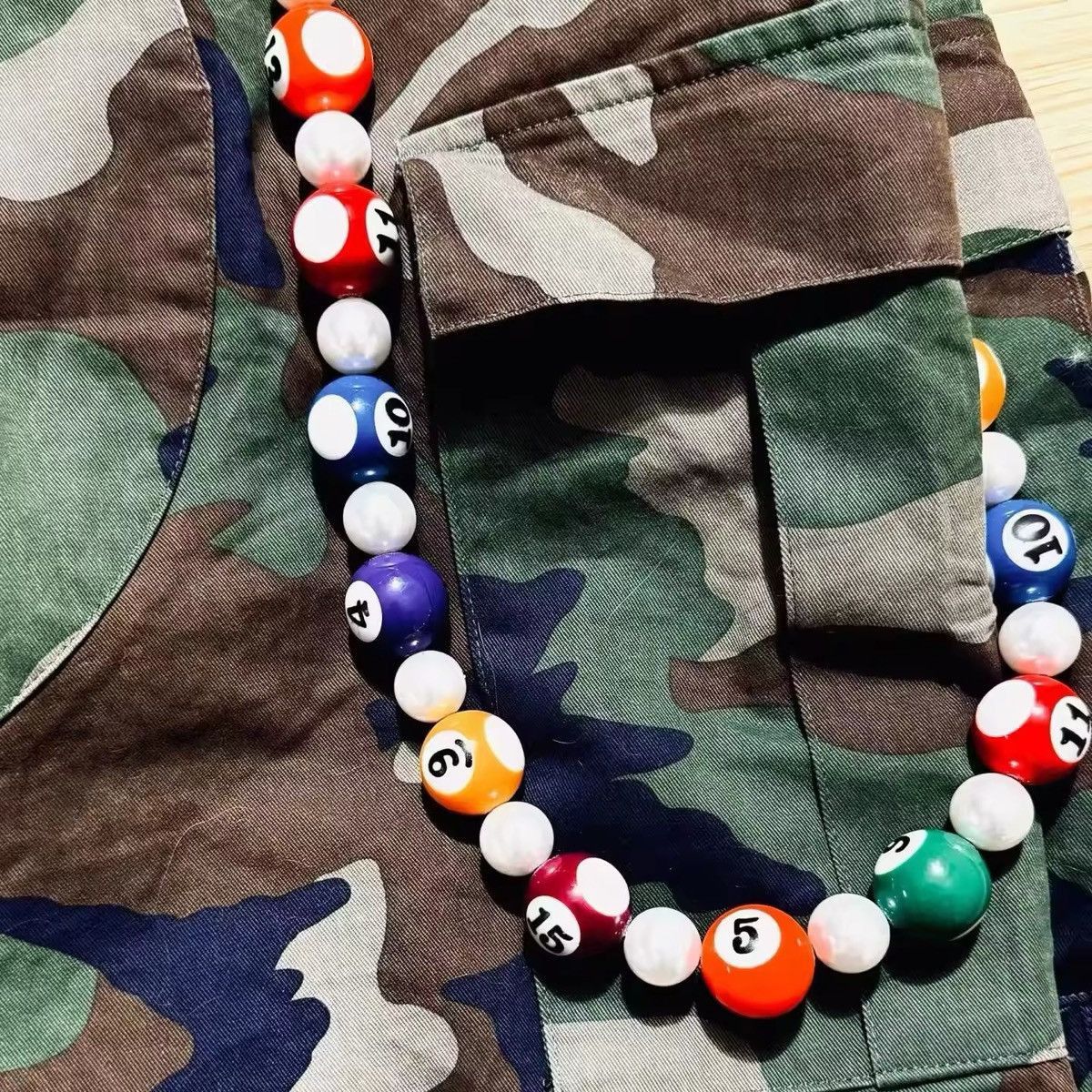 Jewelry billiards themed pant chain Size ONE SIZE - 5 Thumbnail