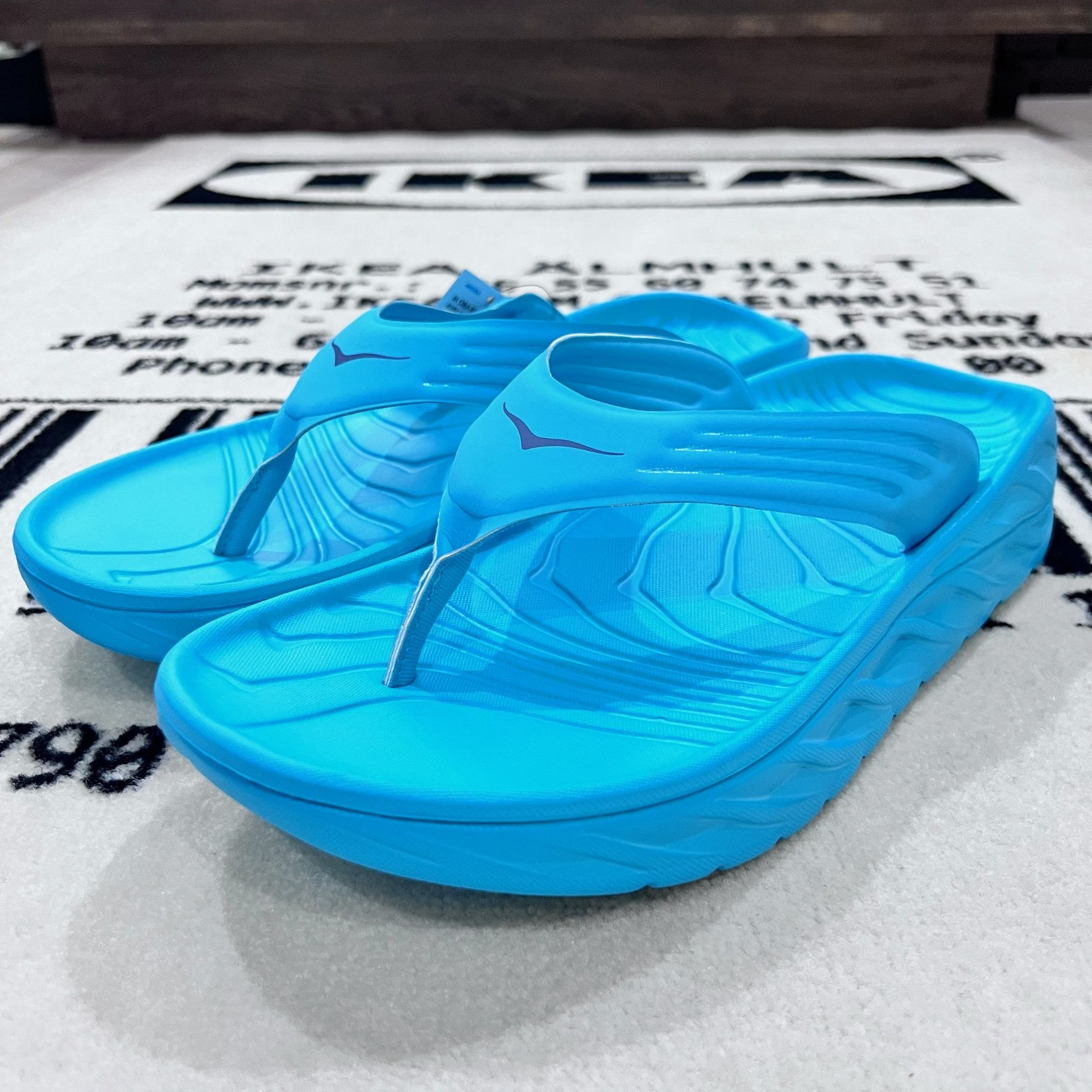 Hoka Ora Recovery Flip Sandal - Scuba Blue/Bellwether Blue