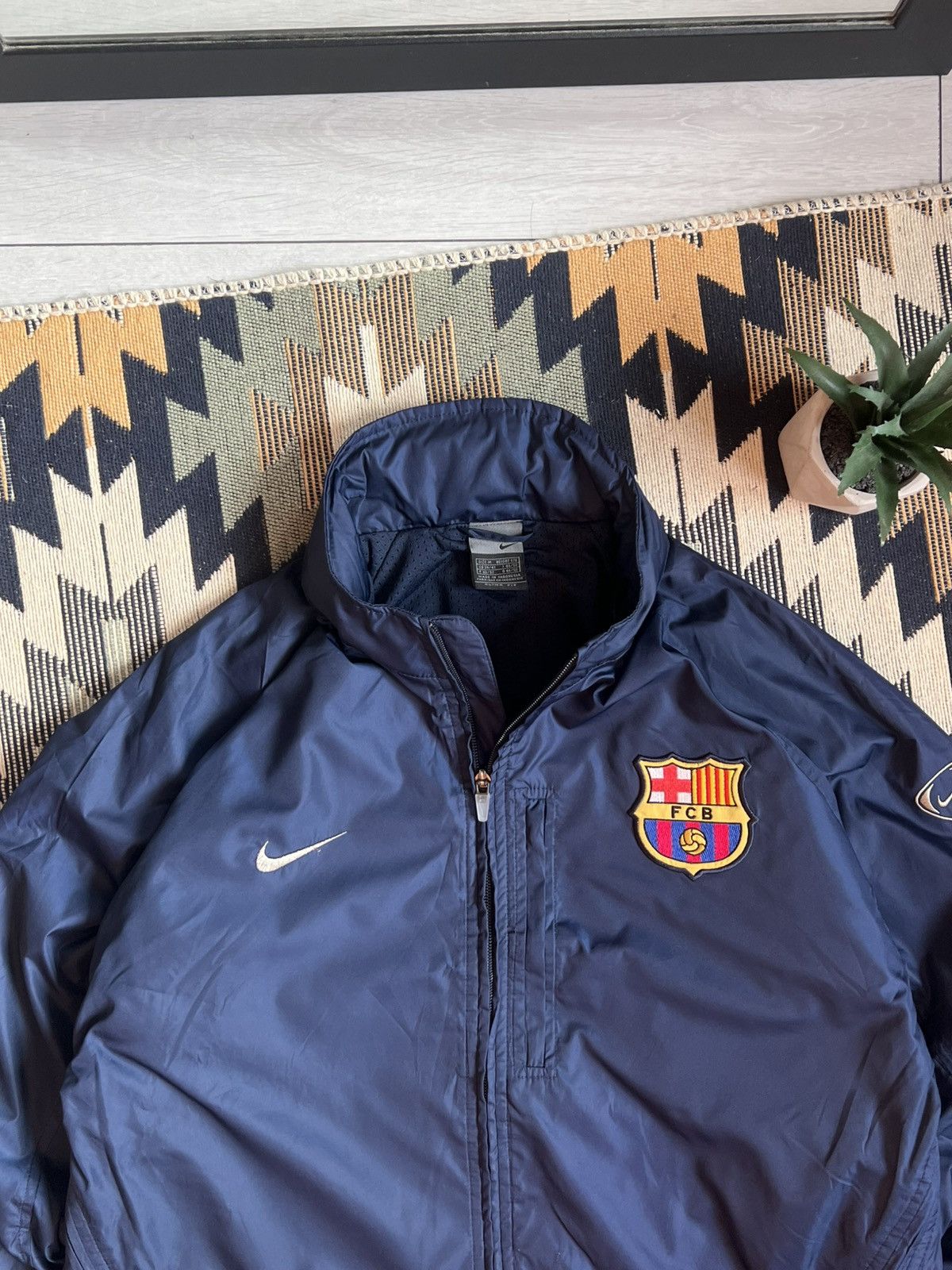 Nike Vintage Nike F.C Barcelona 2002/03 Blokecore Soccer Jacket Size US M / EU 48-50 / 2 - 6 Thumbnail