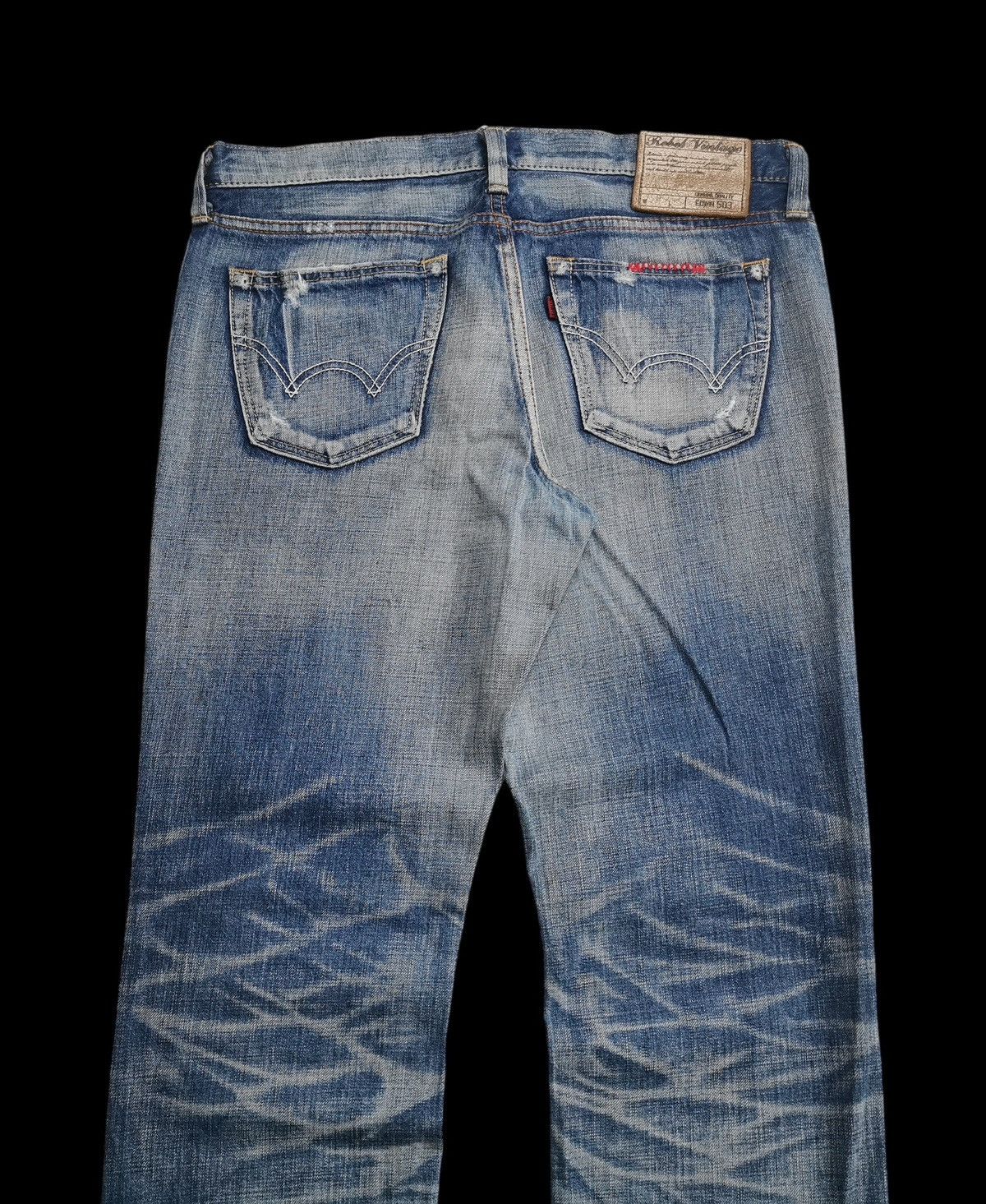 Edwin Vintage Edwin Distressed Jeans Rebel Vintage Size US 32 / EU 48 - 7 Thumbnail