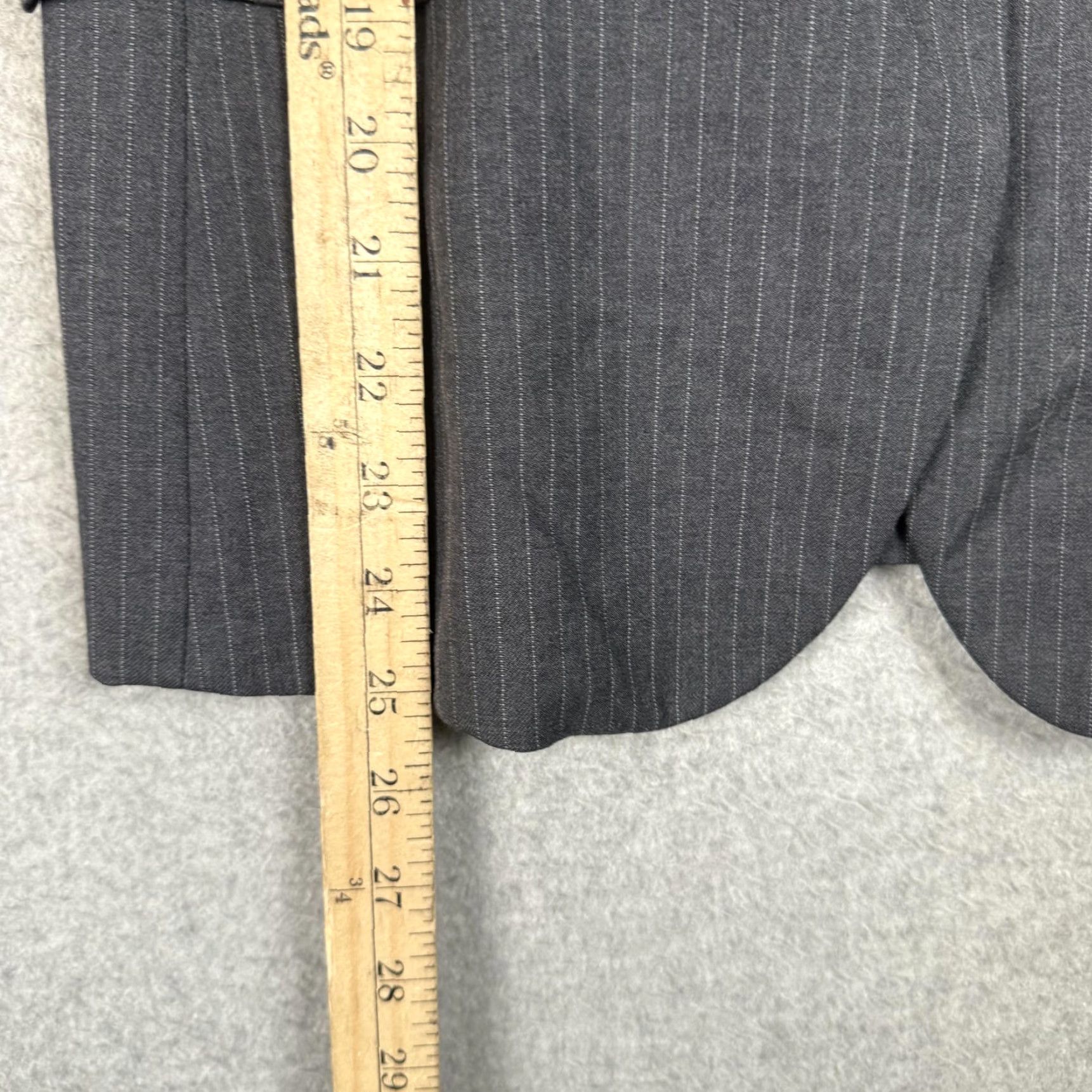 J.Crew J.Crew Blazer Jacket Coat Gray Double Breasted Wool Super 120's Women's 0 Size XS / US 0-2 / IT 36-38 - 4 Thumbnail