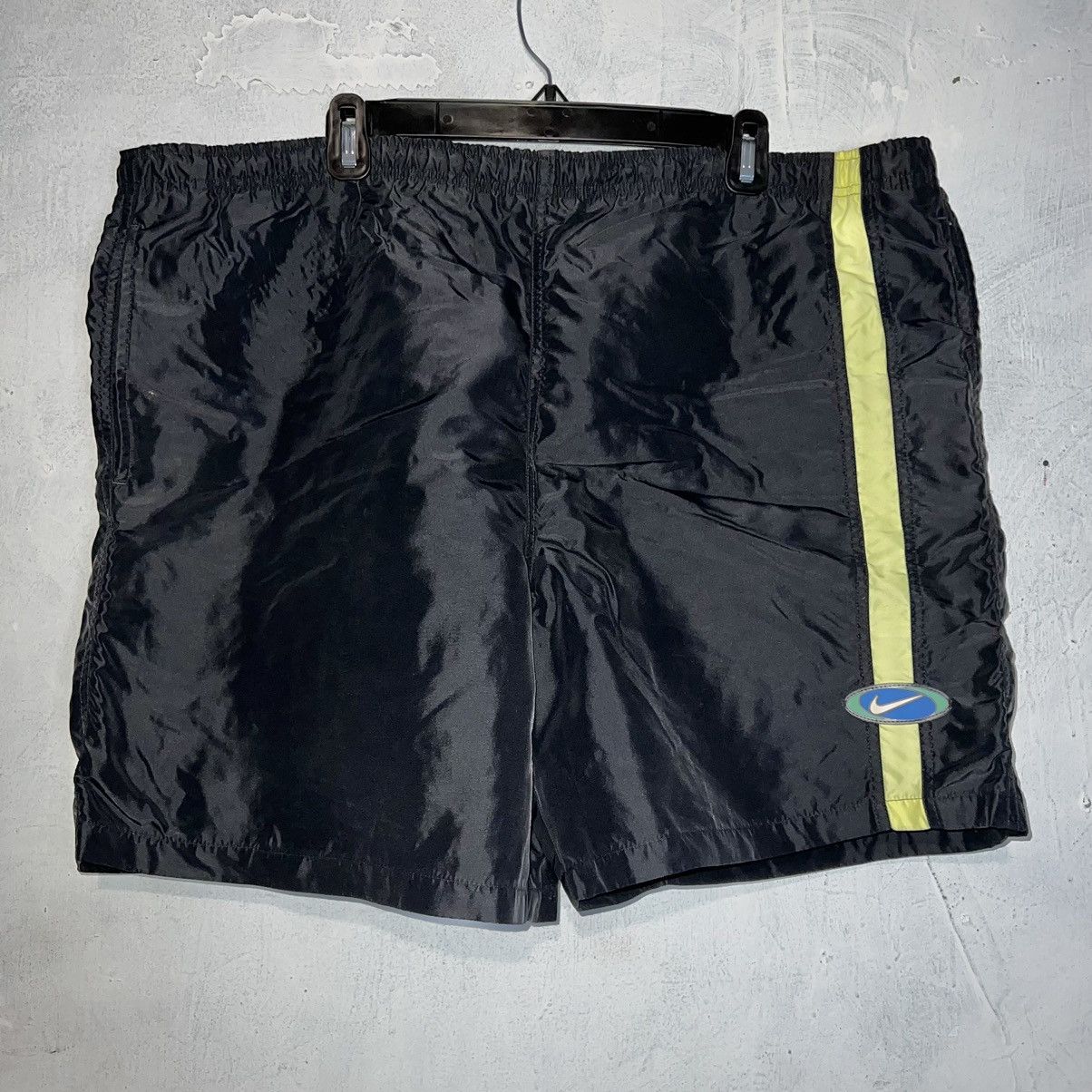 image of 90’S Vintage Nike Shorts in Black, Men's (Size 36)