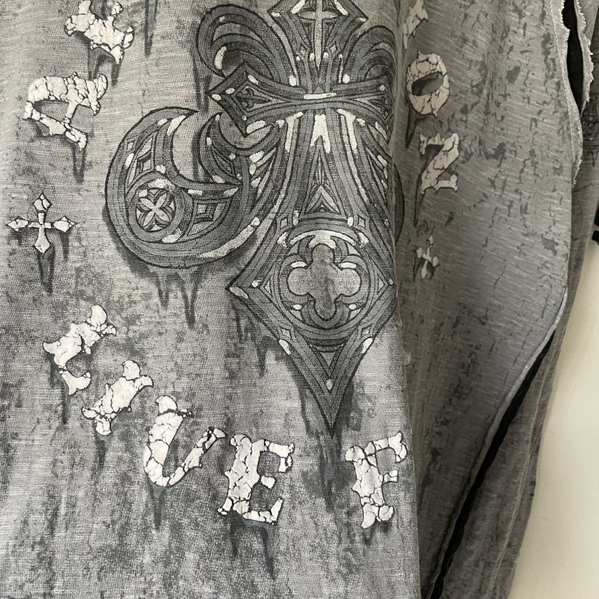 Affliction Crazy rare affliction shirt crosses tapout y2k 🍒 Size US M / EU 48-50 / 2 - 4 Thumbnail