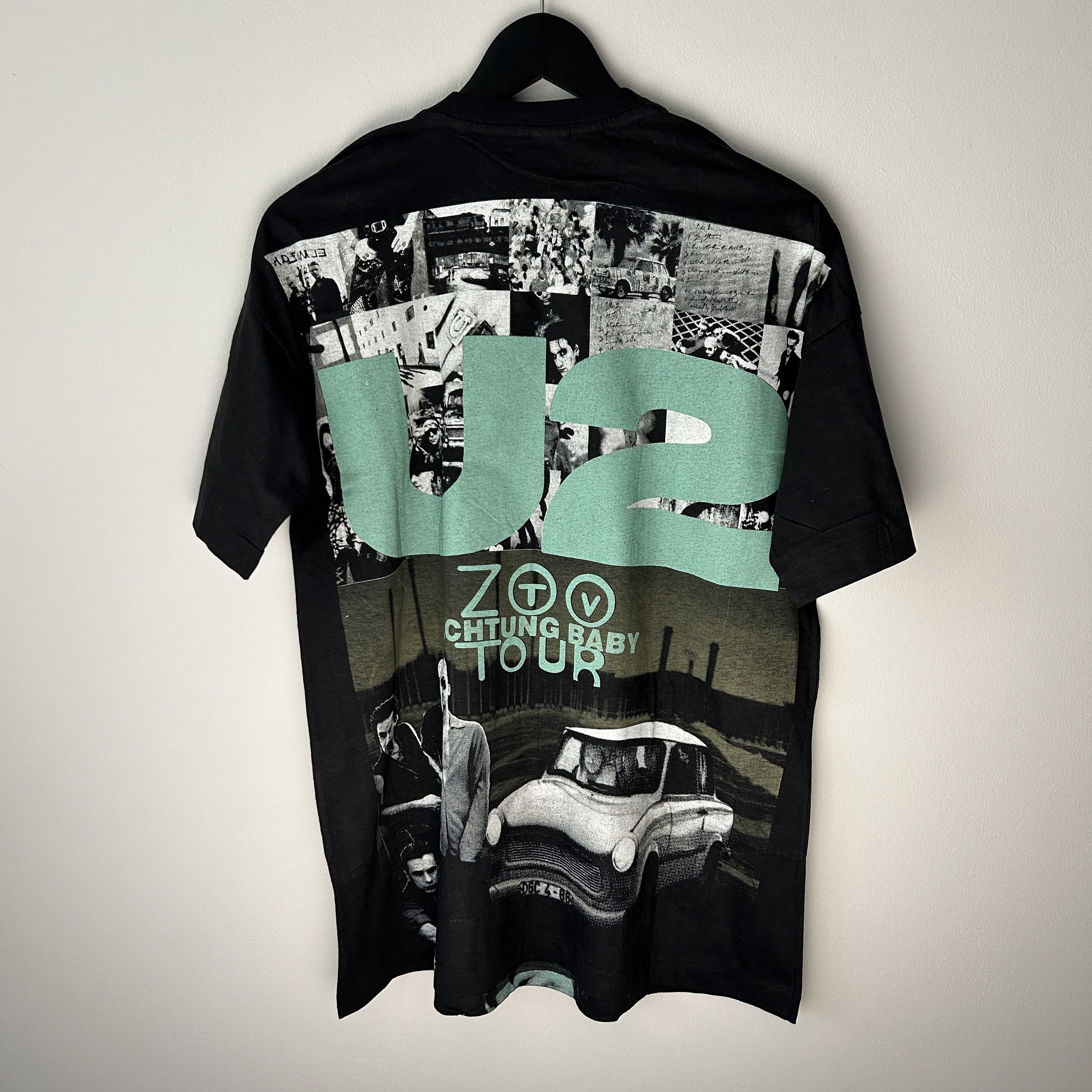Band Tees Vintage U2 Achtung Baby 90’s Band T-shirt Size US XL / EU 56 / 4 - 2 Thumbnail