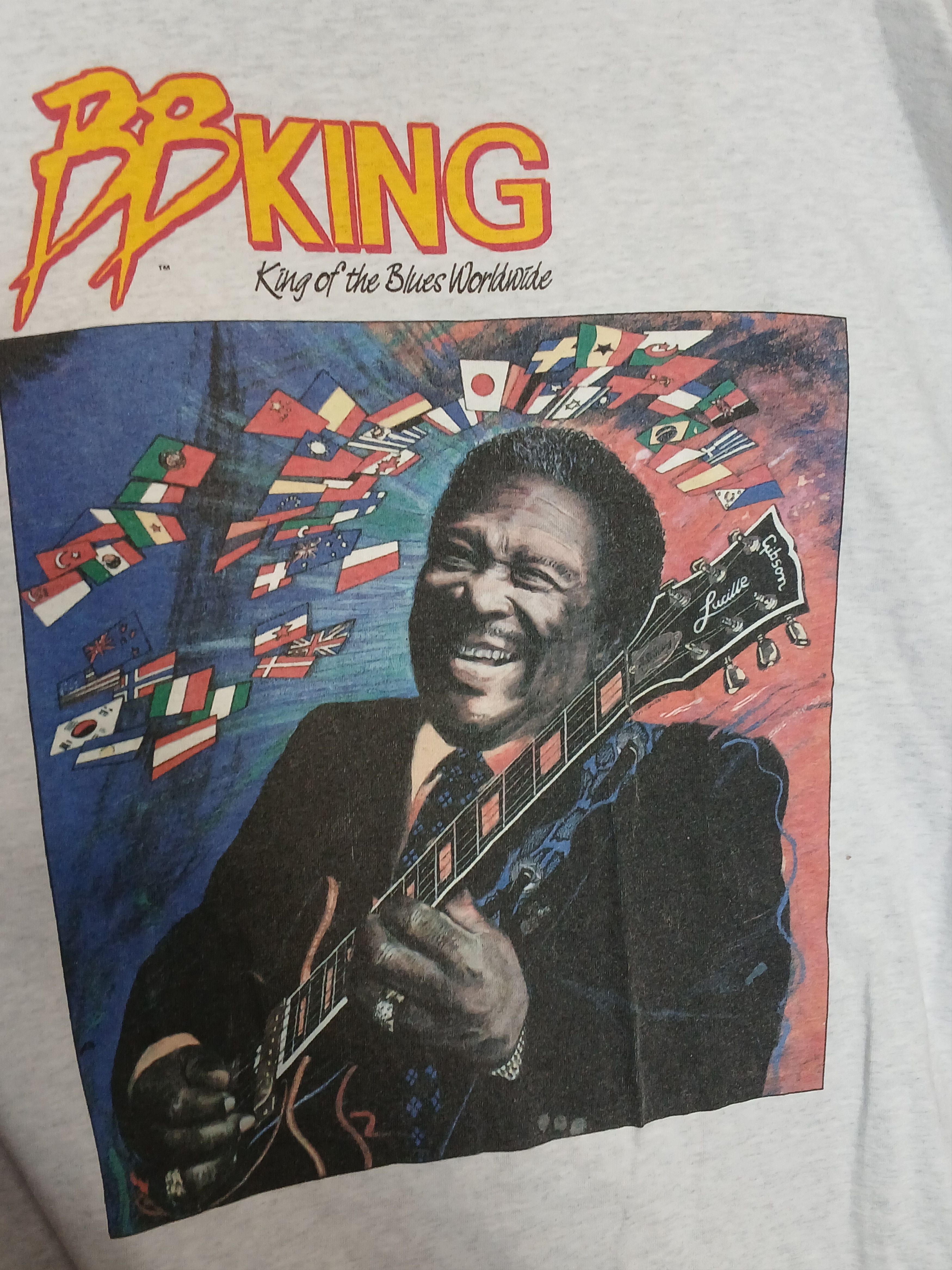 Vintage Vintage BB King Single Stitch T-Shirt Size US XL / EU 56 / 4 - 3 Thumbnail