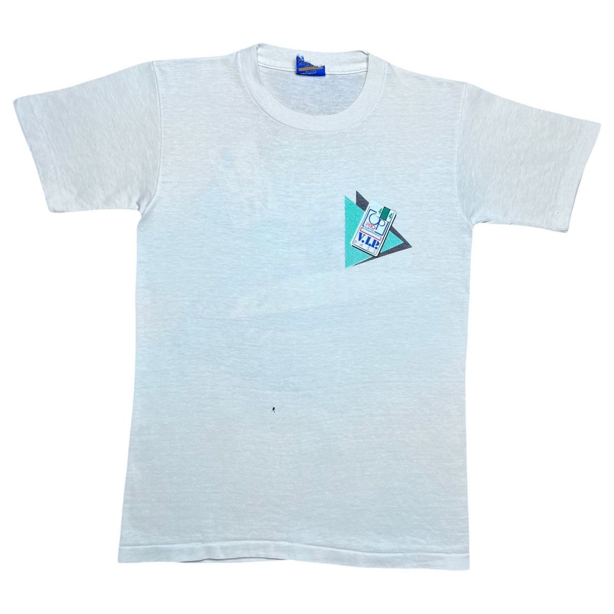 Ocean Pacific Vintage 1980s Ocean Pacific Surfing VIP Pass Graphic T-Shirt Size US XS / EU 42 / 0 - 2 Thumbnail