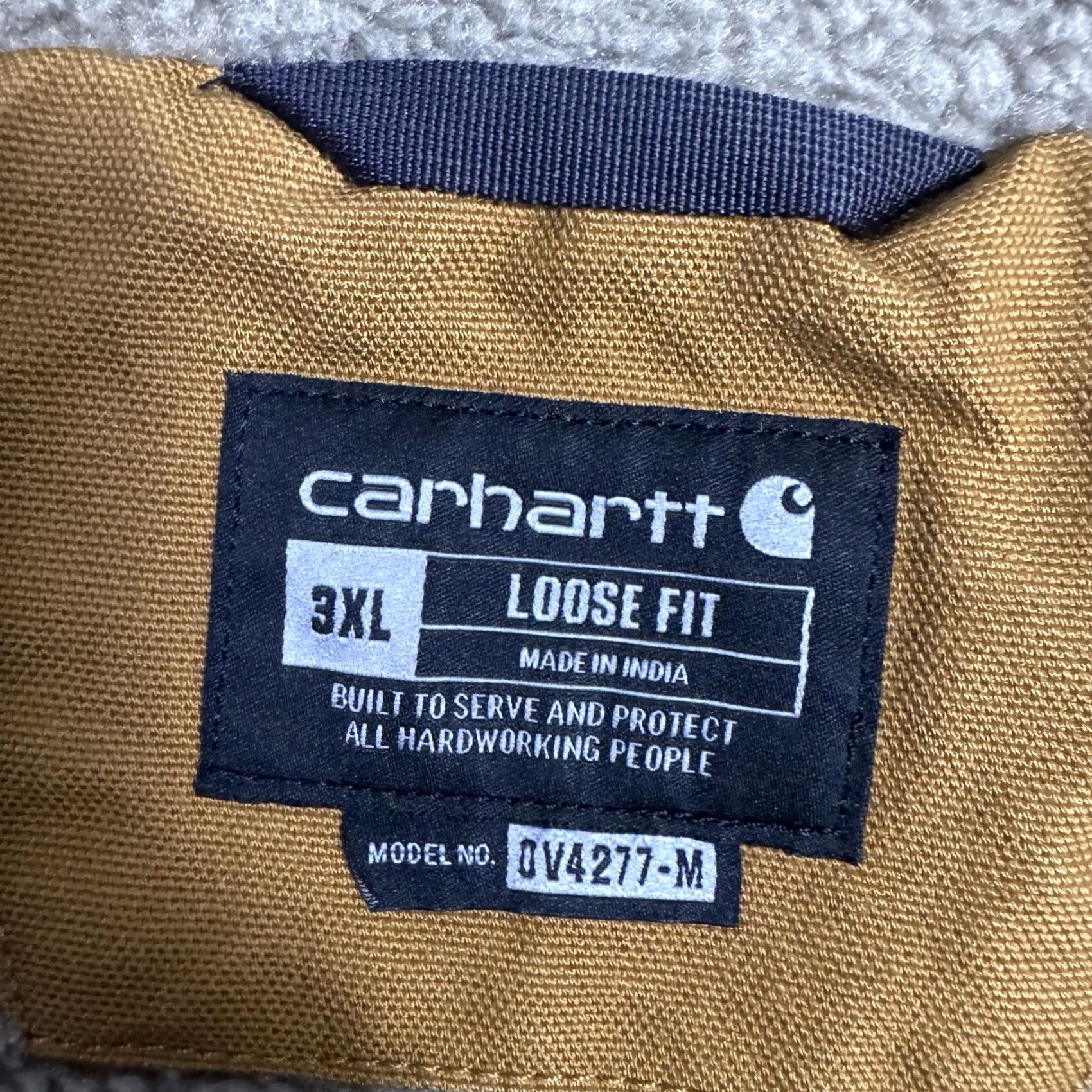 Carhartt Carhartt Vest Mens 3XL XXXL Sherpa Lined Full Zip Workwear Utility 104277 BRN Size US XXL / EU 58 / 5 - 3 Thumbnail