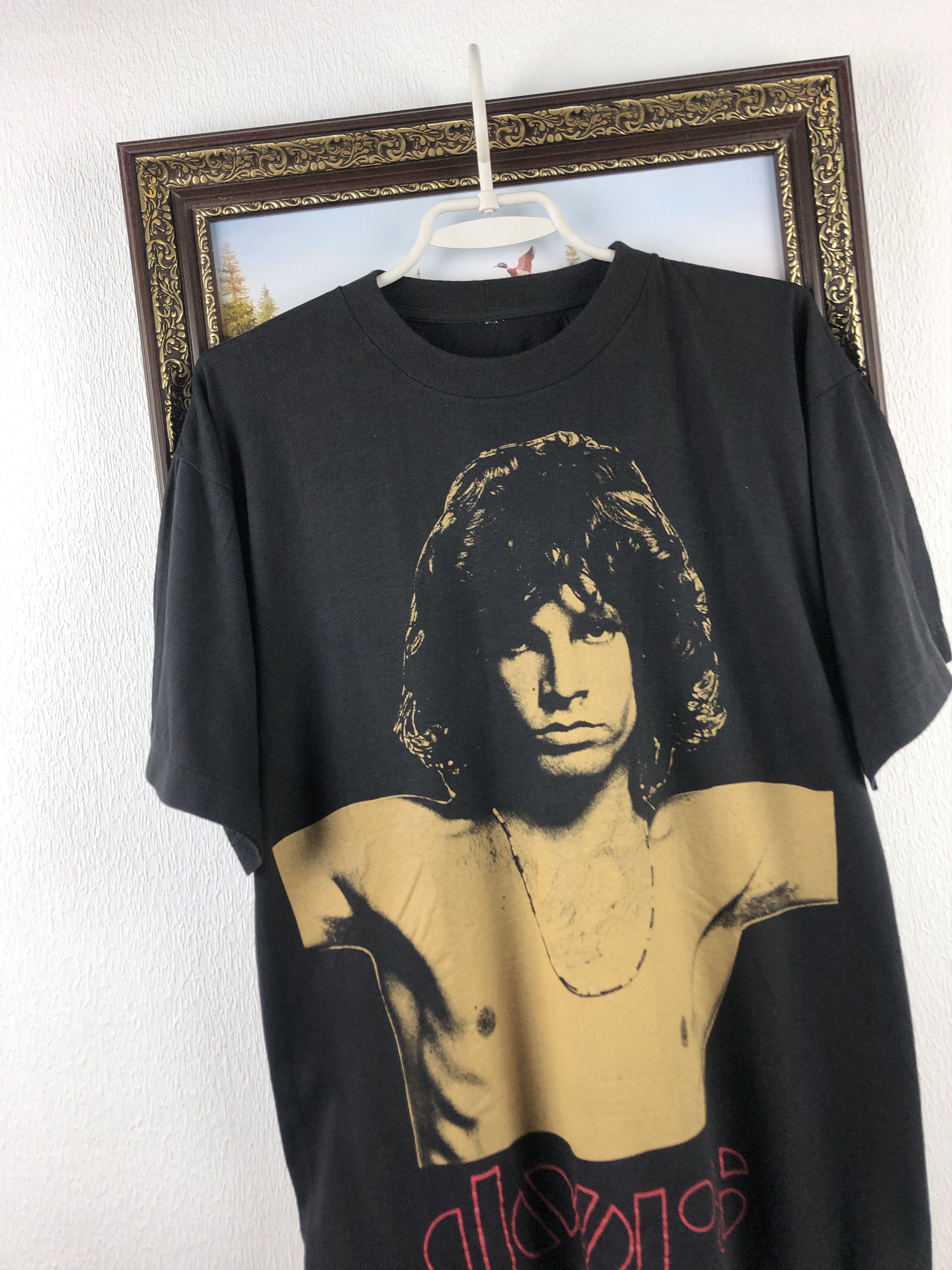 Band Tees Vintage 90's The Doors Jim Morrison Band Shirt Big Logo Tee Size US M / EU 48-50 / 2 - 3 Thumbnail