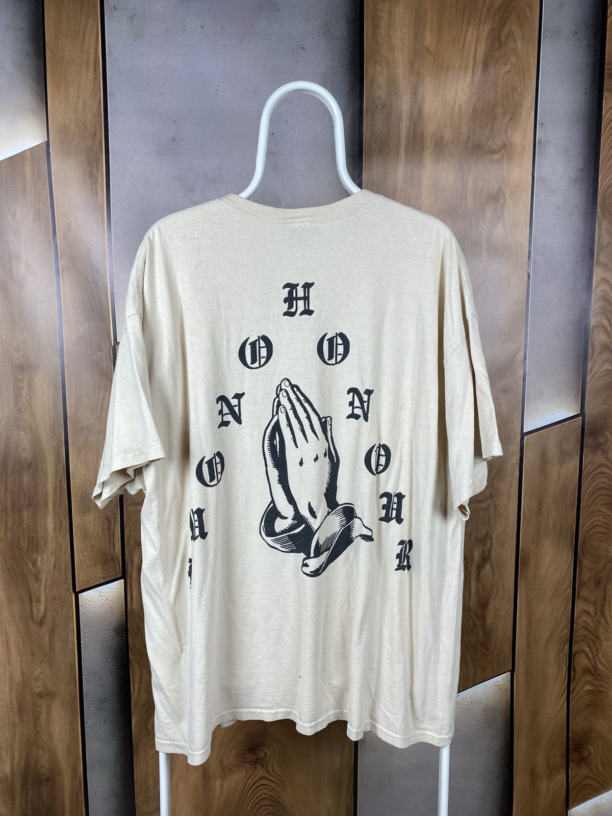 Vintage 🙏T-Shirt Honour Big Logo Style Independet Tee🙏 Size US XXL / EU 58 / 5 - 1 Thumbnail