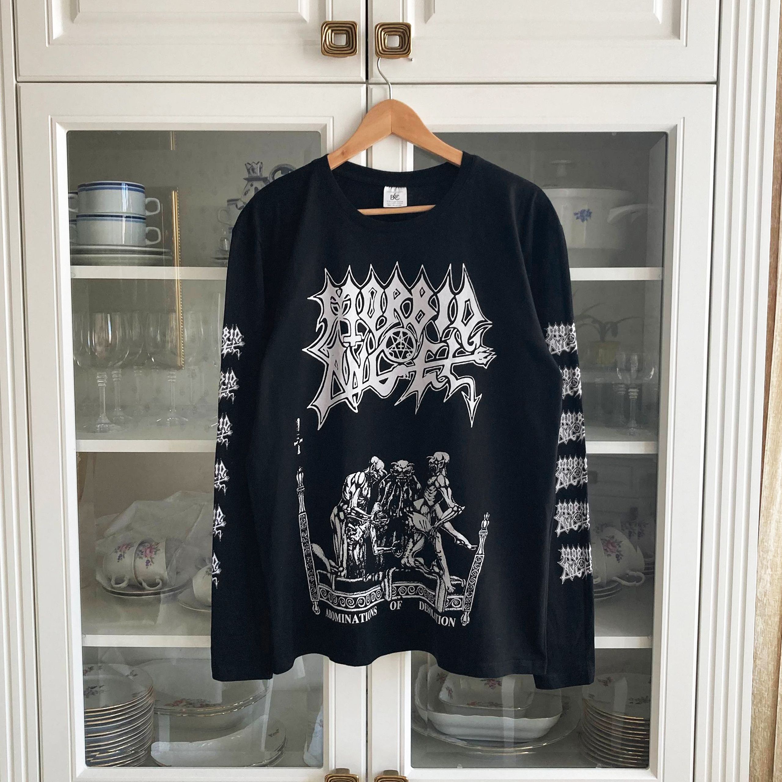 Band Tees Long Sleeve Morbid Angel - Abominations Of Desolation Size US L / EU 52-54 / 3 - 1 Thumbnail