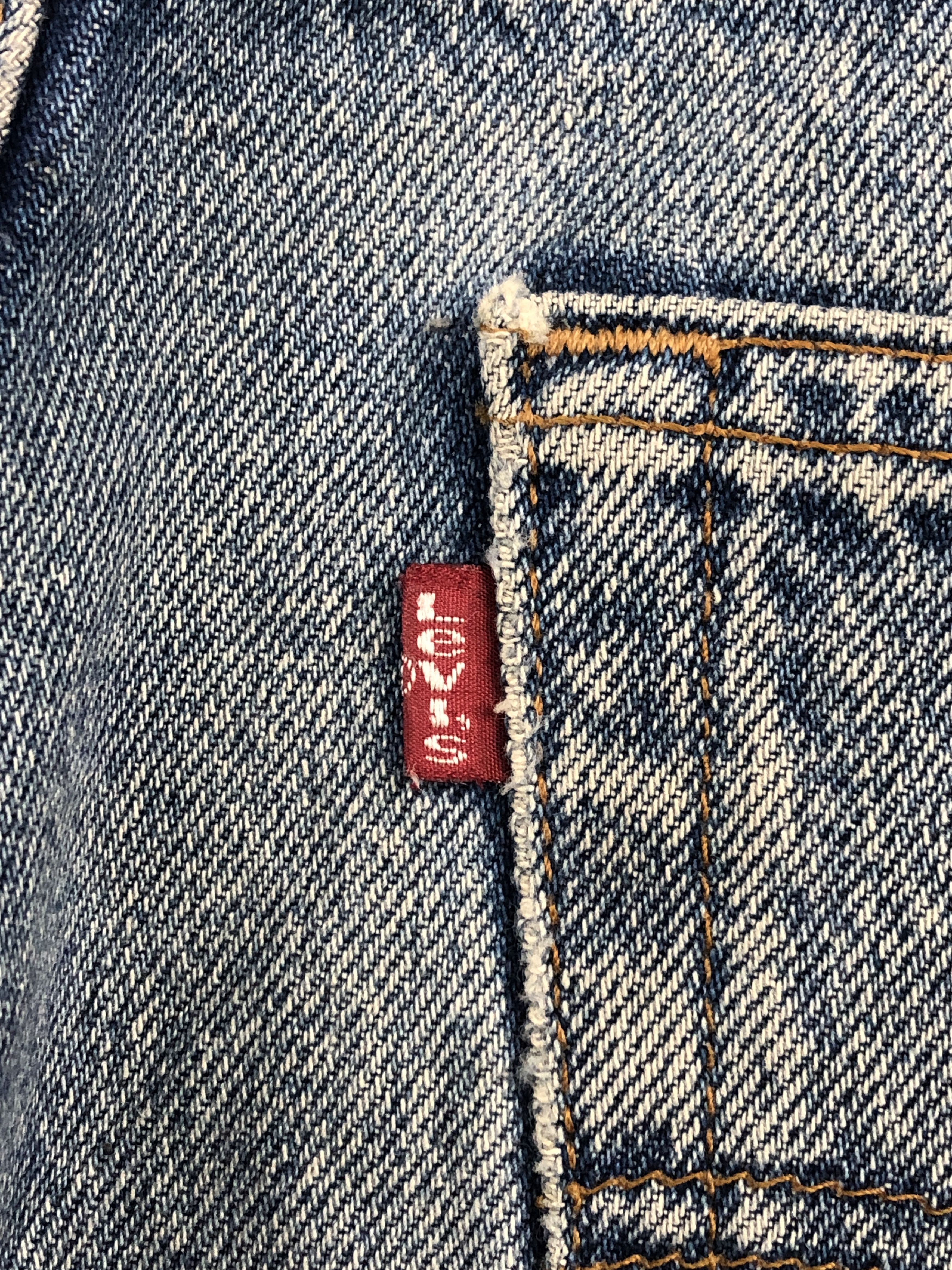 Levi's × Vintage 90s Vintage Levis 505 Faded Blue Jeans DP2526 Size US 33 - 6 Thumbnail