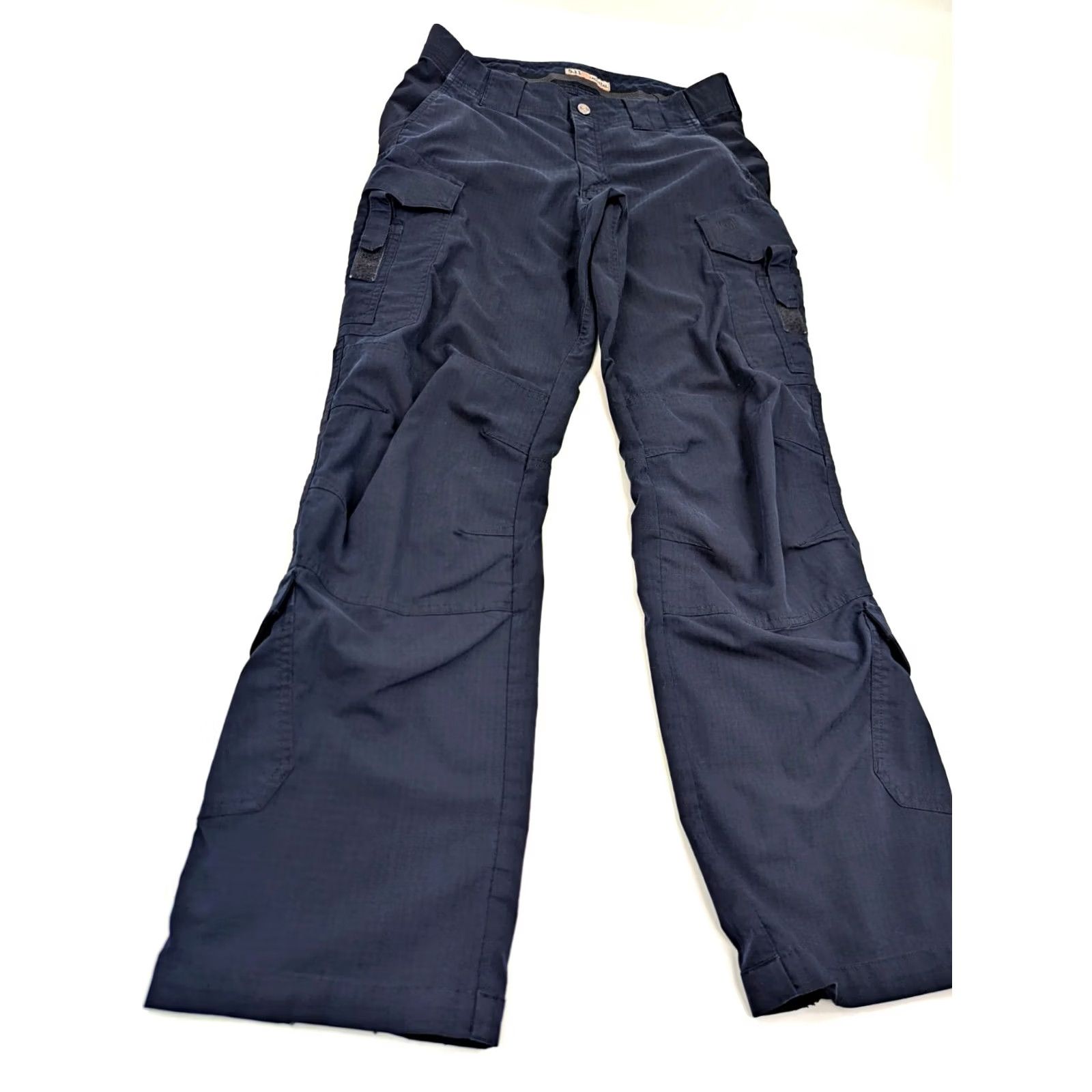 Vintage 5.11 Tactical Ripstop Cargo Pants Women 10 Regular Navy Blue Size 32" / US 10 / IT 46 - 4 Thumbnail