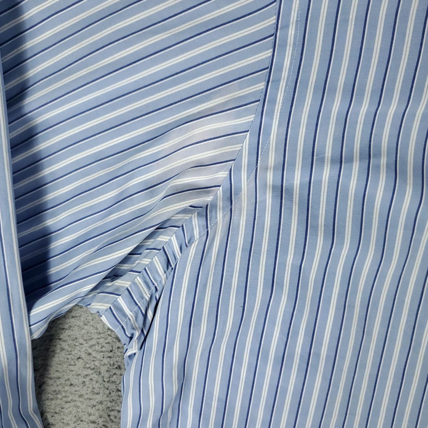 Ralph Lauren Ralph Lauren Shirt Mens 2XL Blue Stripe Button-Up Long Sleeve Tailored Classic Fit Pony Logo Casual / Formal Size US XXL / EU 58 / 5 - 3 Thumbnail