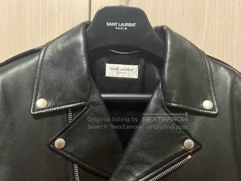 Saint Laurent Paris Saint Laurent Paris Classic black sheepskin motorcycle jac Size US M / EU 48-50 / 2 - 4 Thumbnail