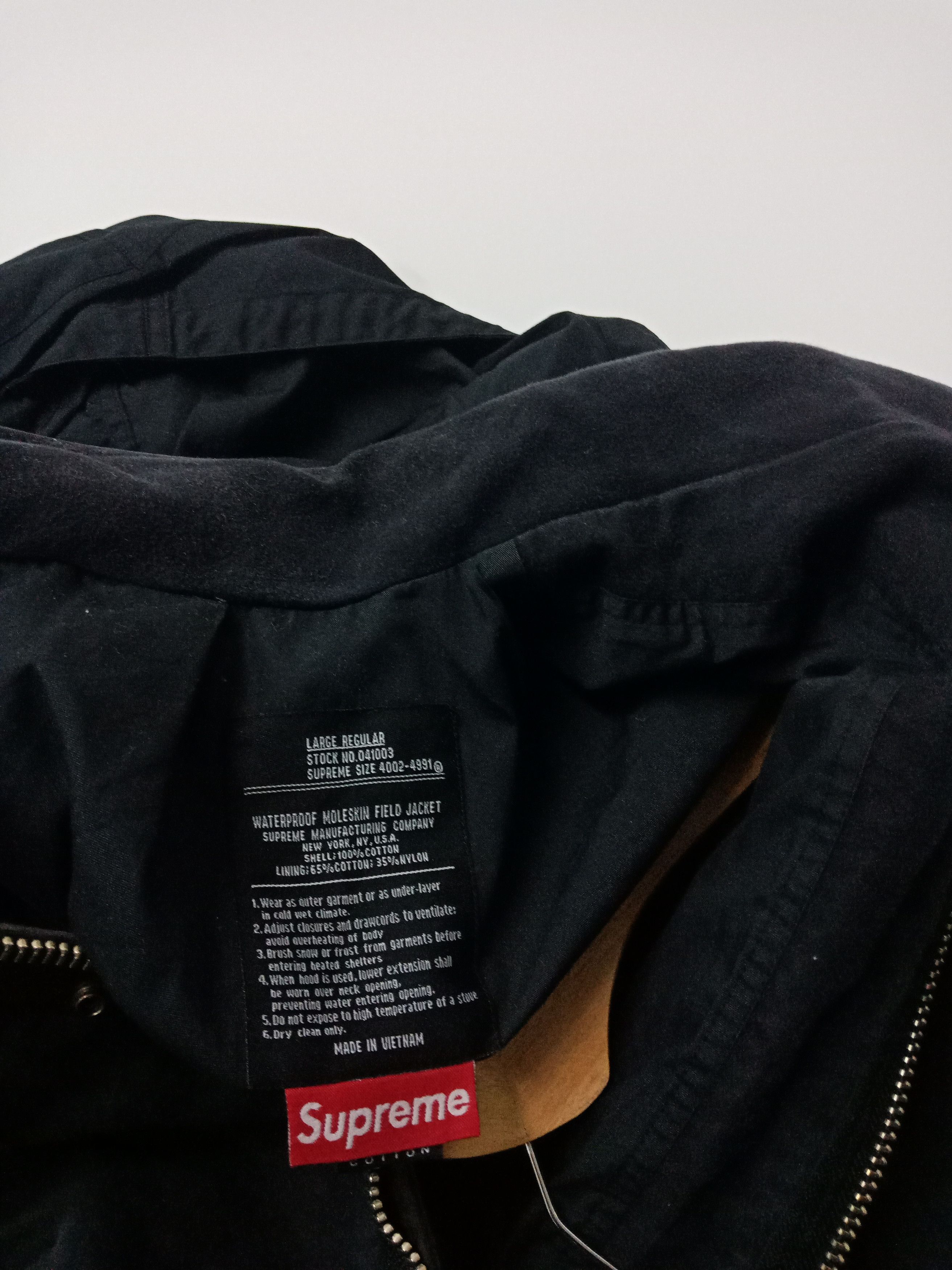 ジャケット・アウター supreme waterproof moleskin field jacket