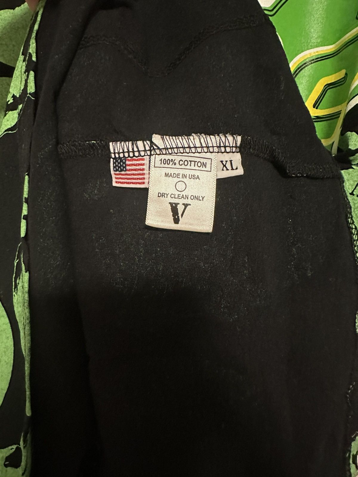 Vlone VLONE Crypt Green Skull T-Shirt Size US XL / EU 56 / 4 - 7 Thumbnail