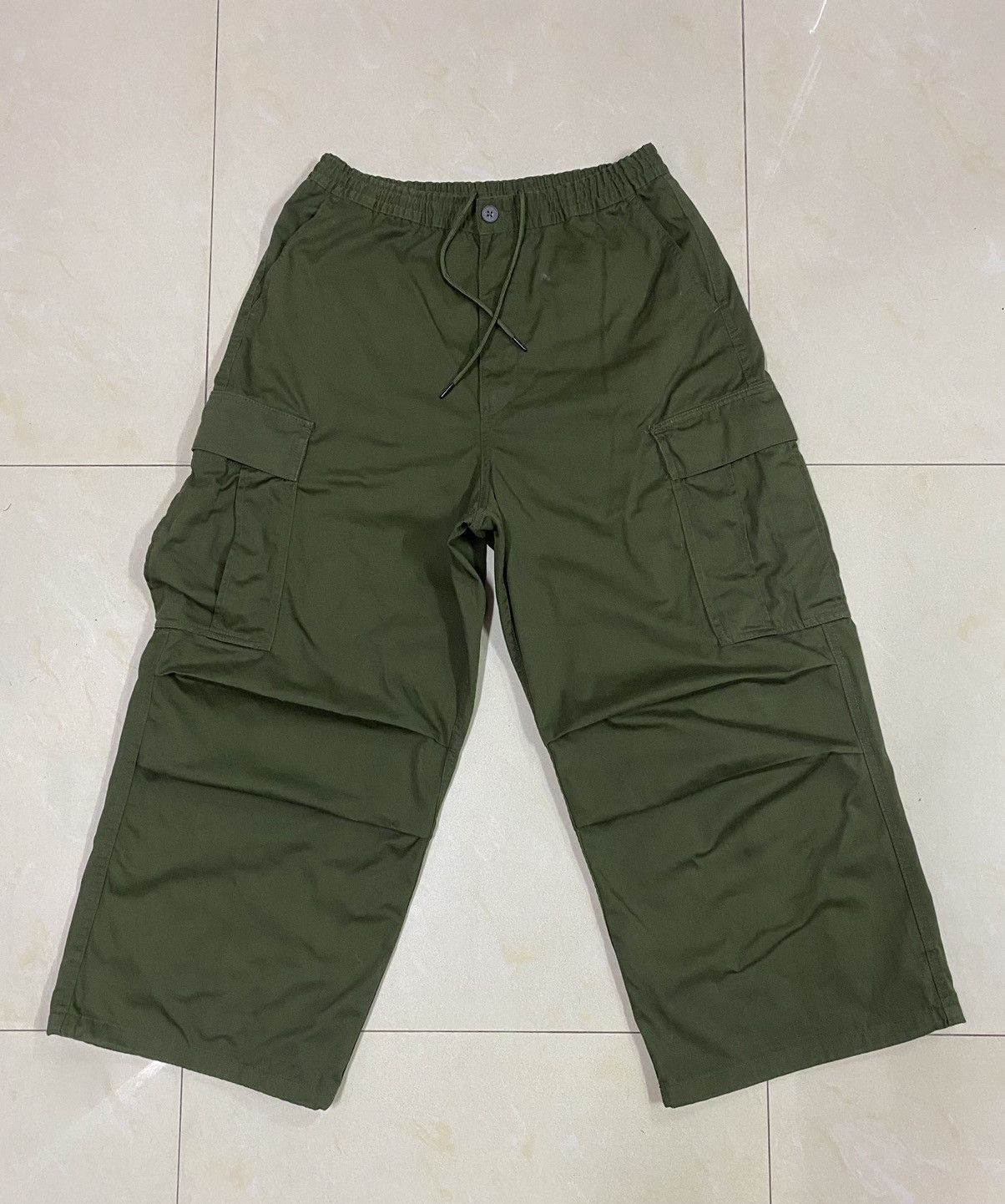 Military Japanese Brand GU Baggy Wide Leg Cargo Pants Size 30-34 | Grailed