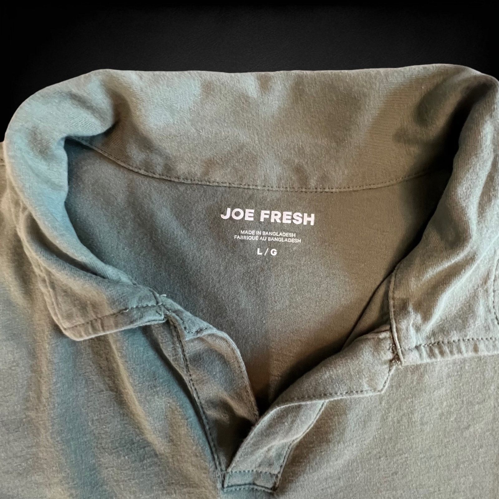 Joe Freshgoods Joe Fresh Green Polo Shirt Size Large Size US L / EU 52-54 / 3 - 3 Thumbnail