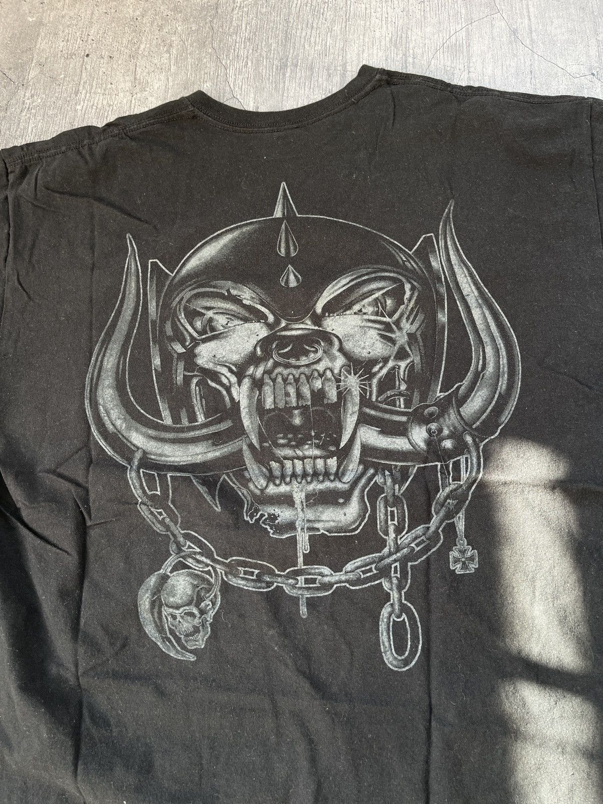 Band Tees × Vintage Vintage tee print Motorhead “Born to lose-live to win” 90s Size US L / EU 52-54 / 3 - 5 Thumbnail