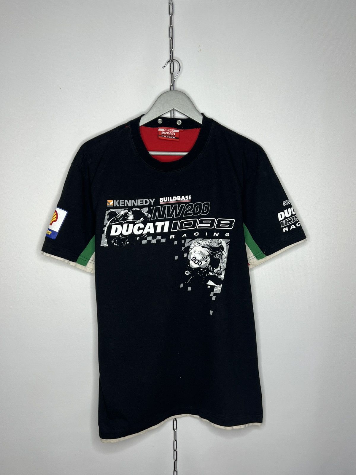 Ducati Vintage Ducati Racing NW200 Tee T-Shirt Motorcycle Size US XL / EU 56 / 4 - 2 Thumbnail