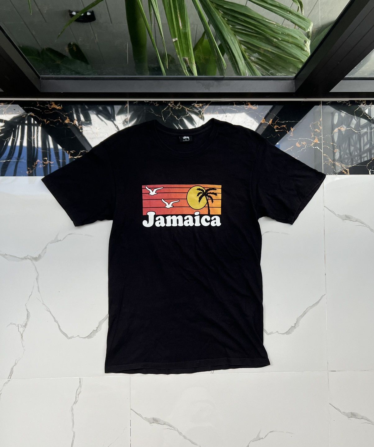 Stussy × Vintage STUSSY JAMAICA RETRO RARE Y2K BIG LOGO TEE Size US M / EU 48-50 / 2 - 1 Thumbnail