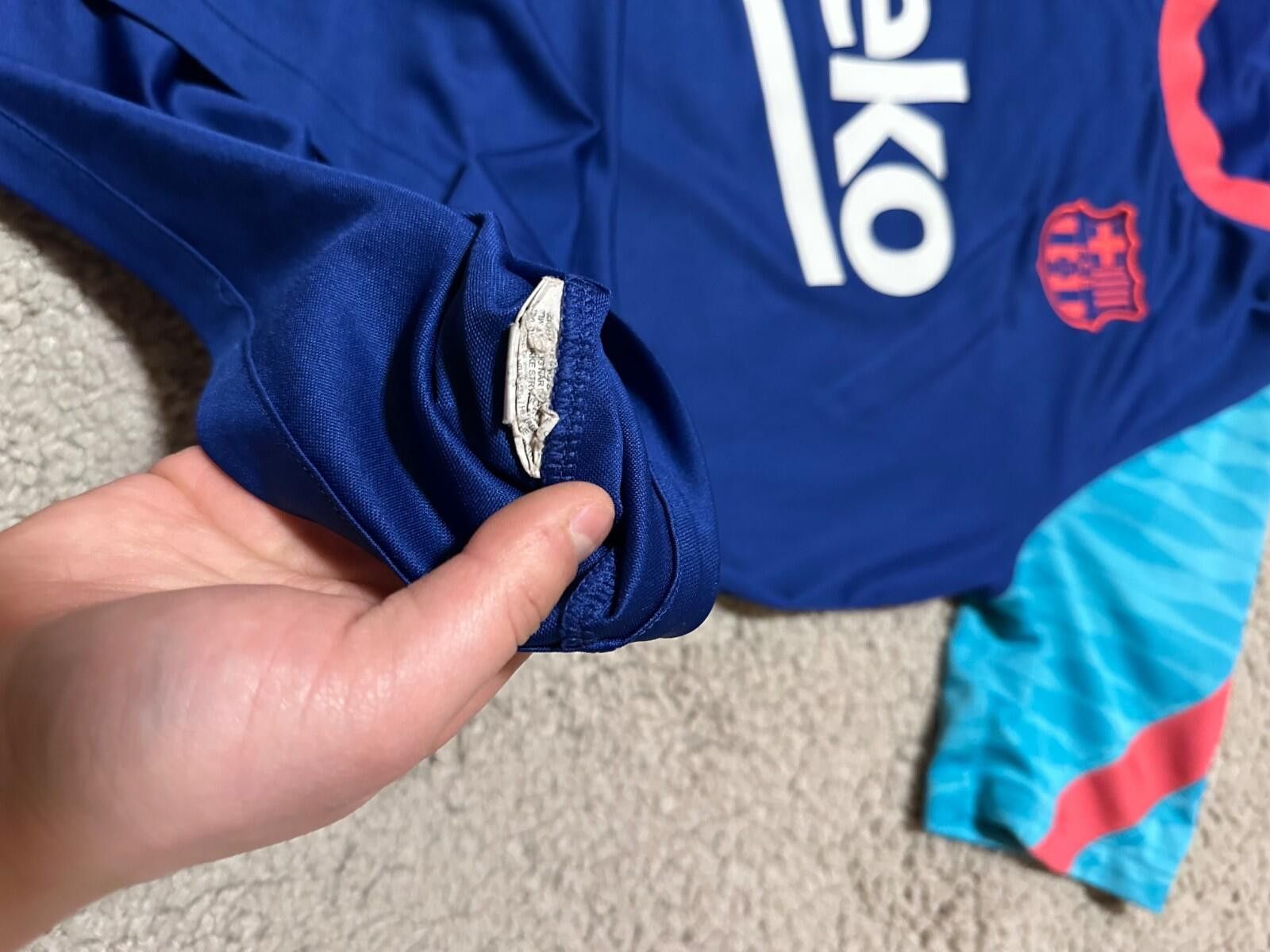 Nike Barcelona 2020/21 Training Football Shirt Nike Soccer Jersey Size US M / EU 48-50 / 2 - 5 Thumbnail