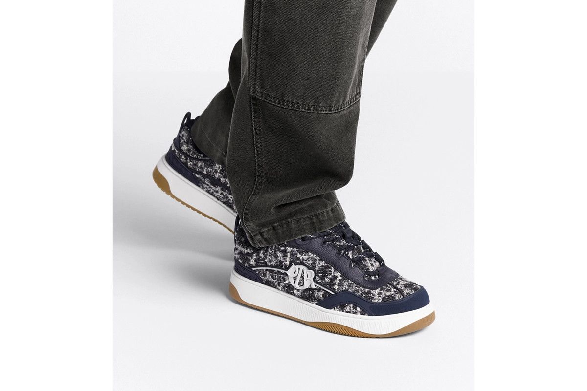 Dior o1bcso1str0126 B9s Skater Sneaker in Nevy Blue Size US 10 / EU 43 - 7 Thumbnail