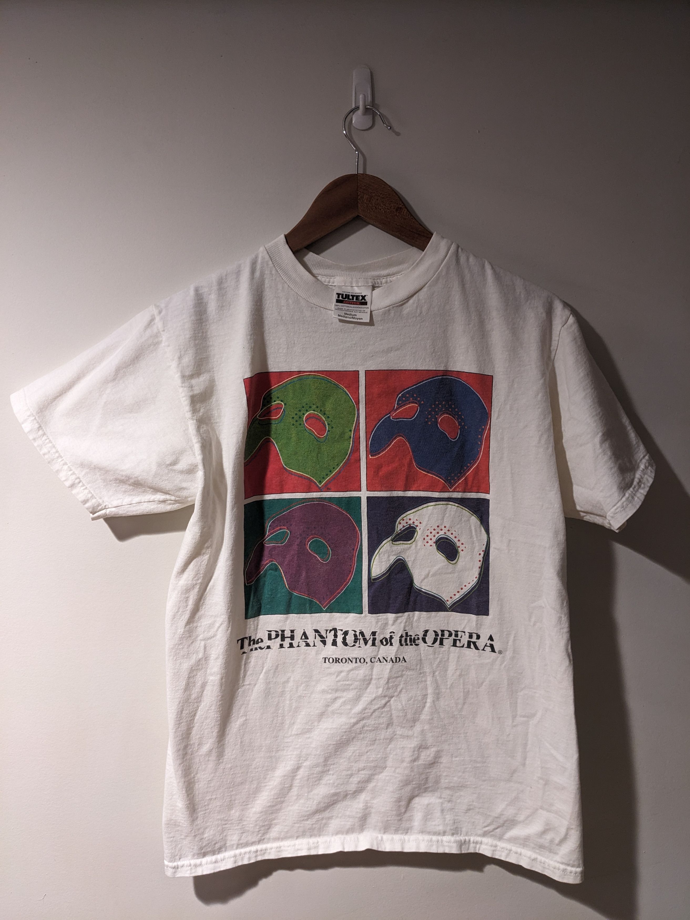 Vintage Vintage 90s The Phantom of the Opera Theater Warhol T-Shirt Size US M / EU 48-50 / 2 - 1 Thumbnail