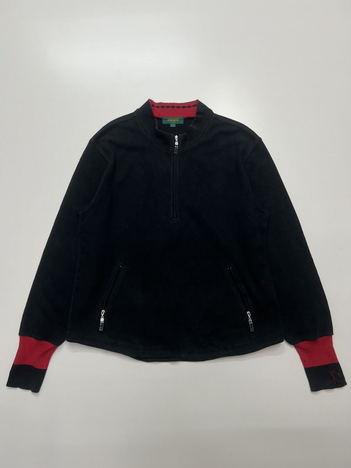 Kenzo 🔥KENZO GOLF HALF ZIPPER SWEATSHIRT Size US S / EU 44-46 / 1 - 1 Thumbnail