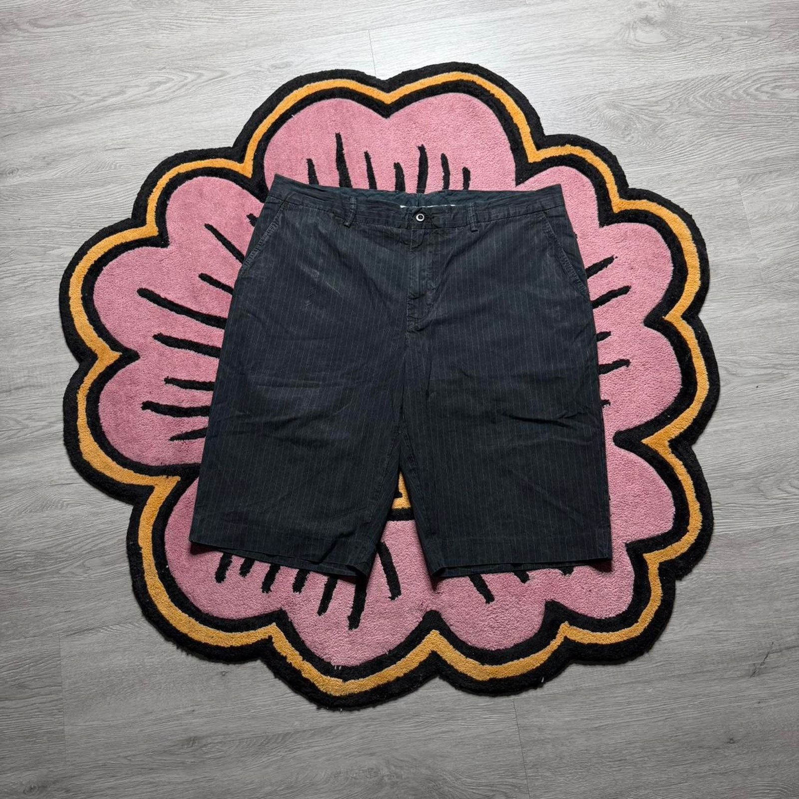 Polo Ralph Lauren × Ralph Lauren Polo Ralph Lauren Pinstripe Chino Shorts Size 36 Black Size US 36 / EU 52 - 1 Thumbnail