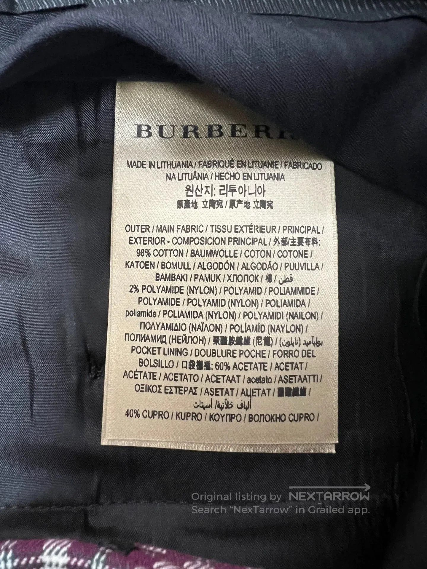 Burberry Burberry Women's Plaid Winter Trousers. Size US 26 / EU 42 - 7 Thumbnail