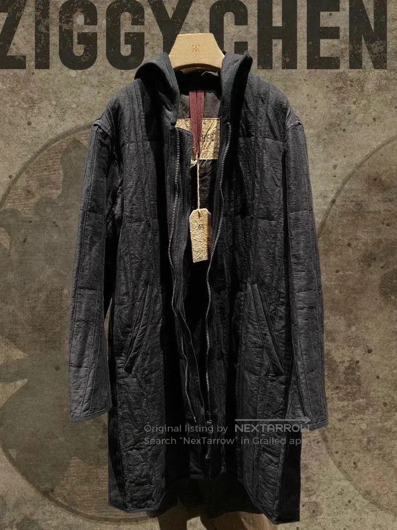 Ziggy Chen Ziggy Chen 18aw Cotton Linen Hooded Coat. Size US M / EU 48-50 / 2 - 1 Thumbnail